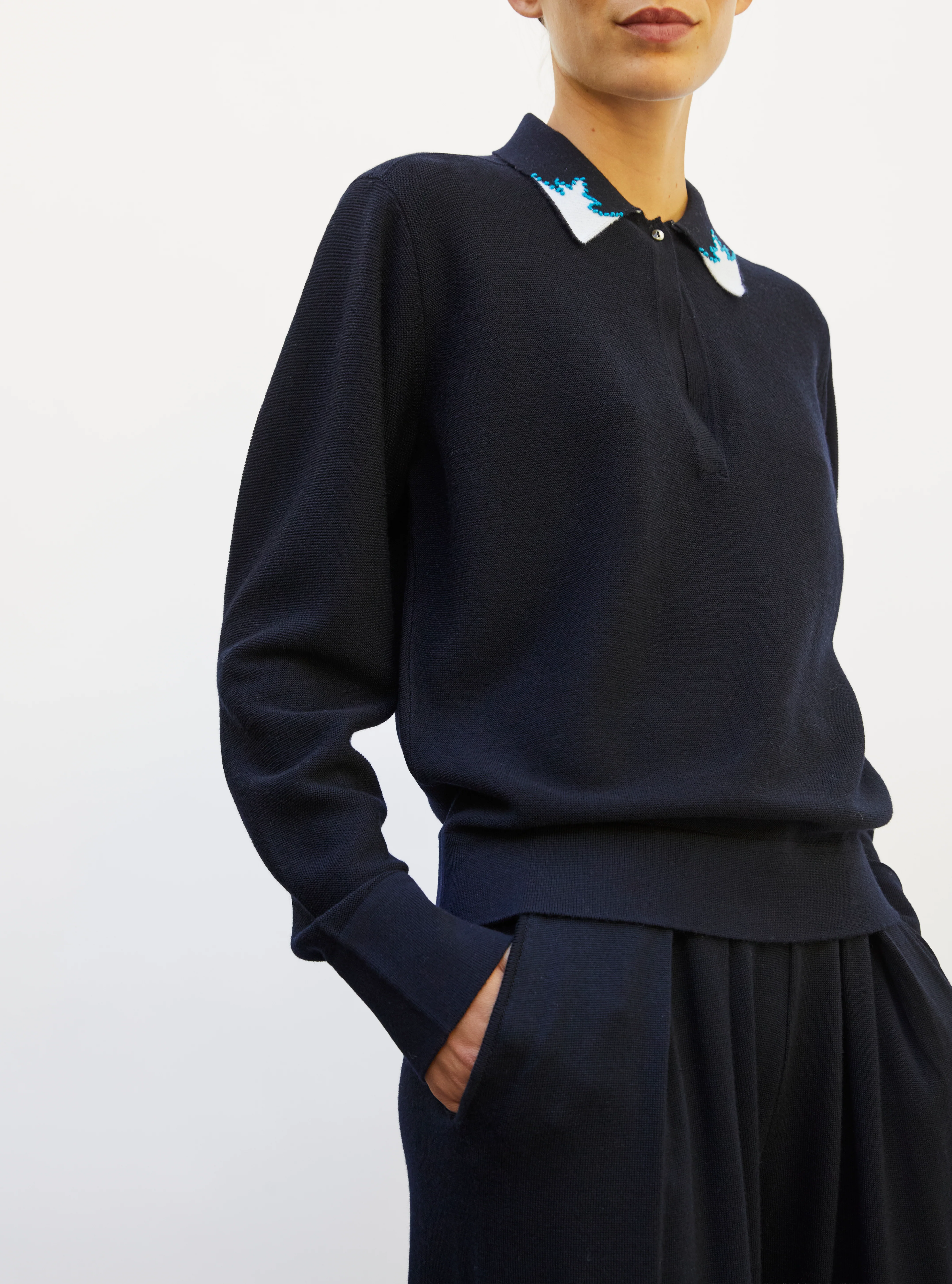 Ghost | chemise maille col graphique - Image 3