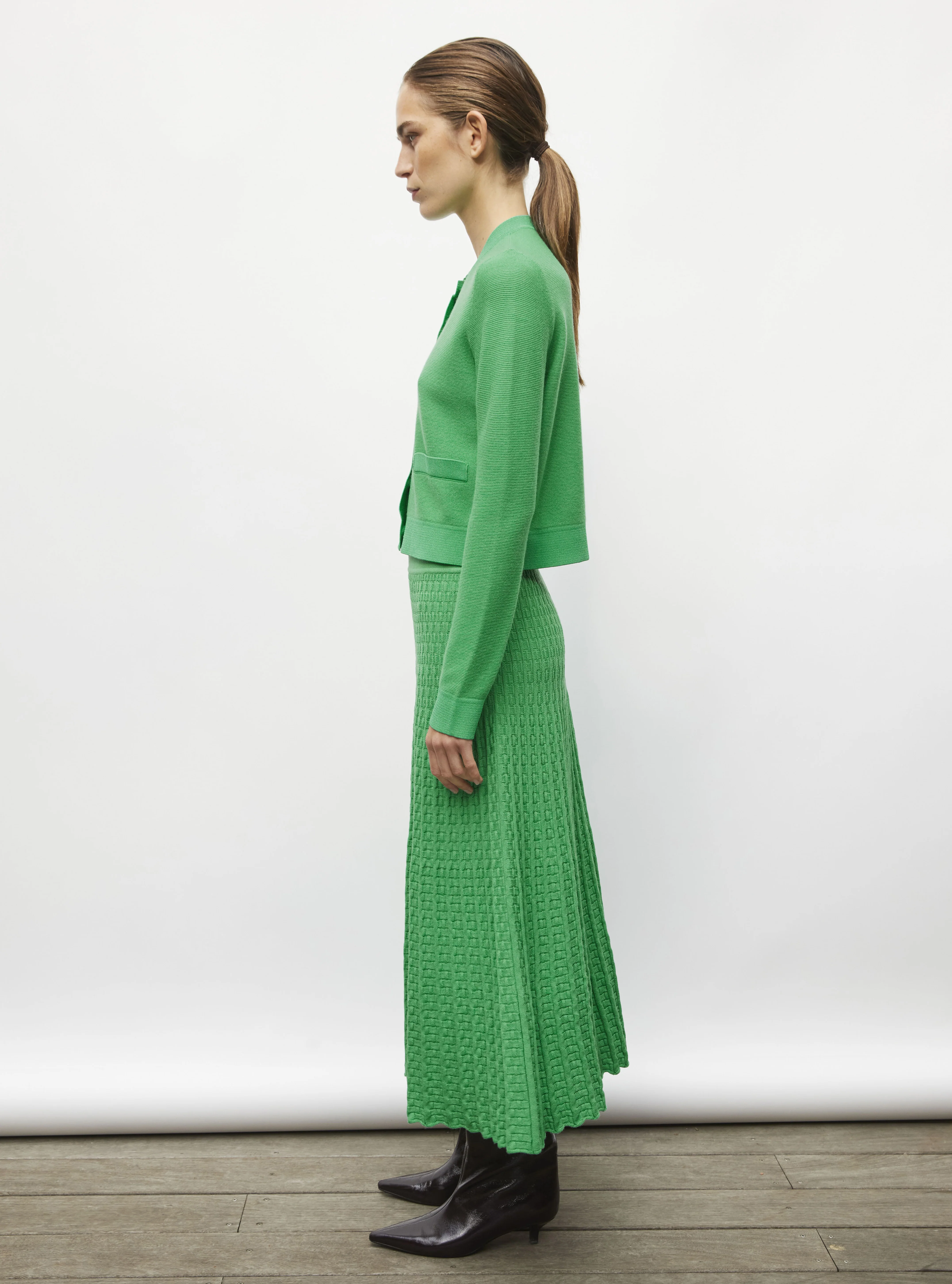 cardigan maille point mousse - Image 4