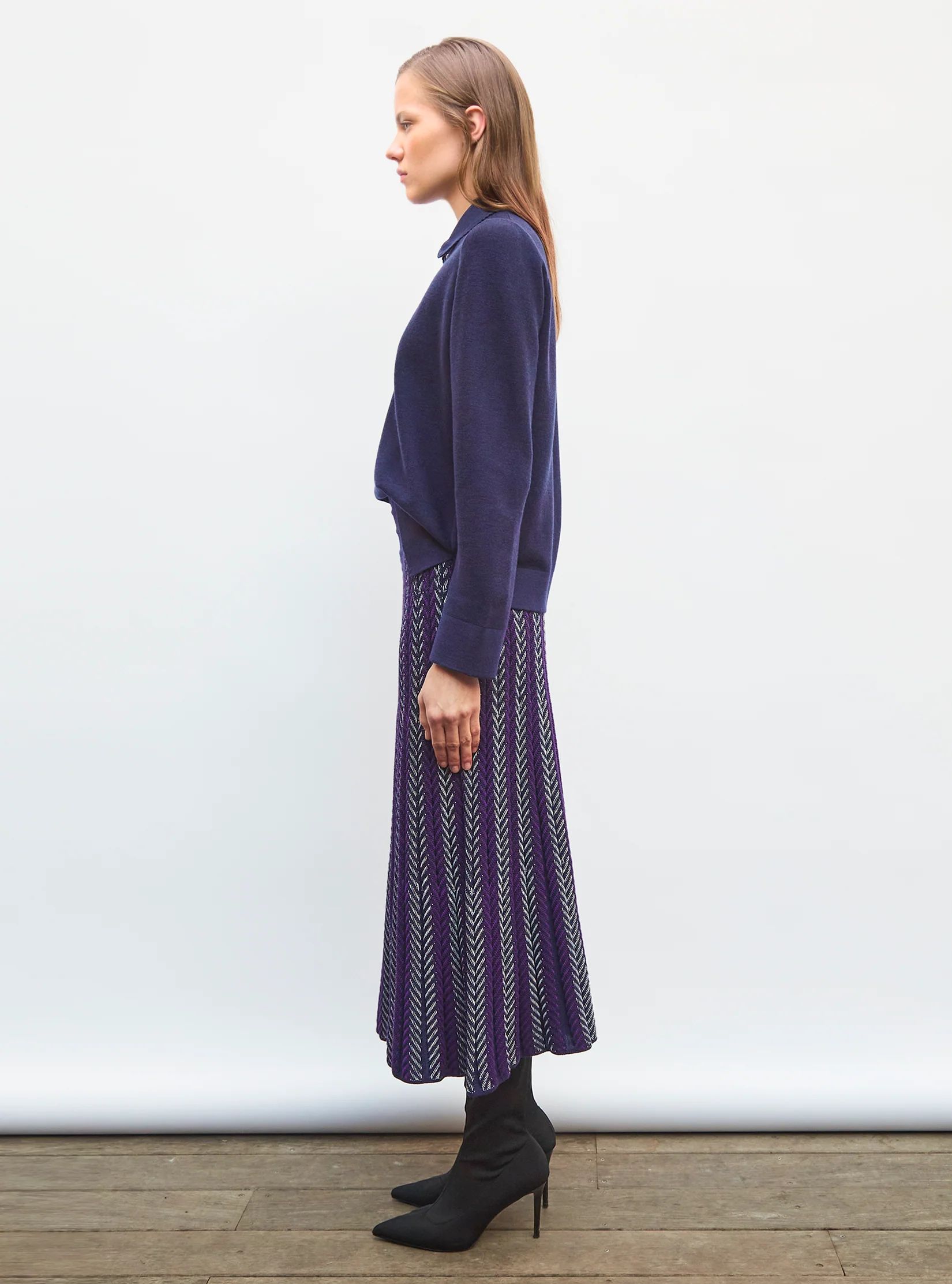 chemise maille col croquet - Image 4