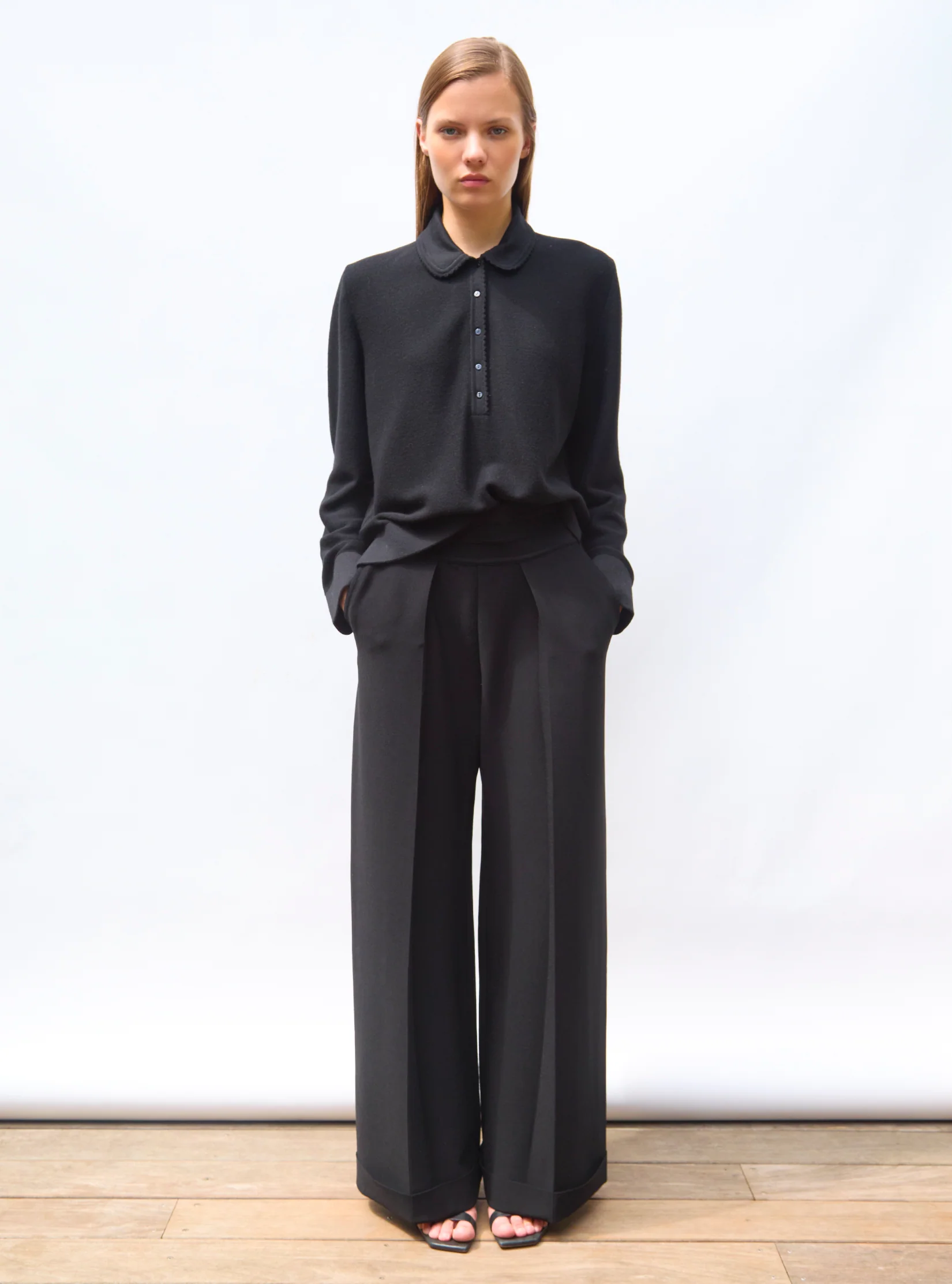 chemise maille col croquet - Image 3