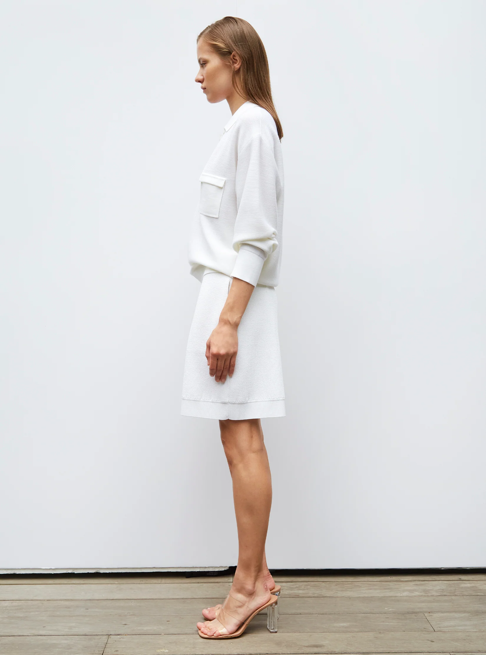 chemise maille col gansé - Image 4