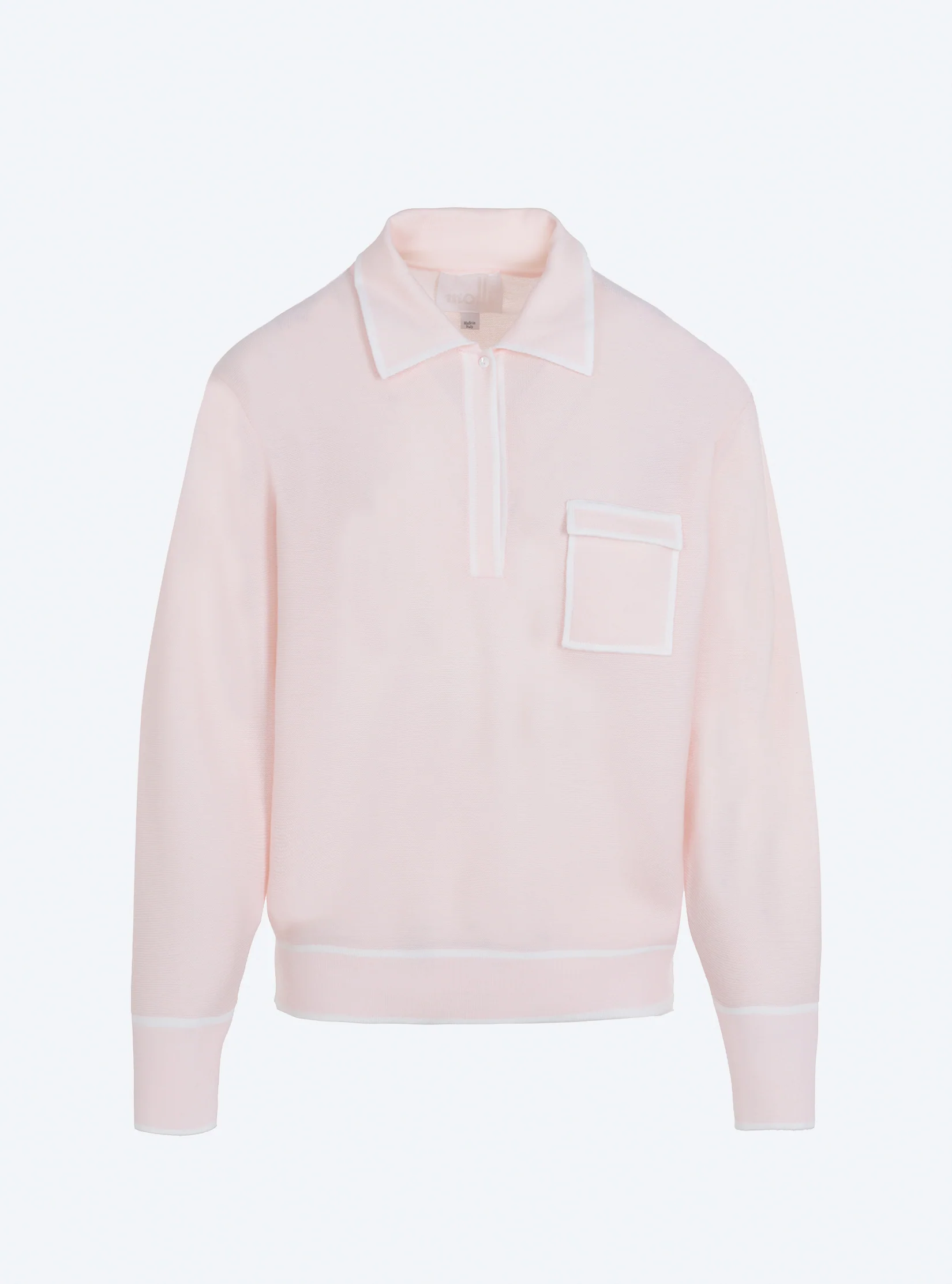 chemise maille col gansé - Image 6