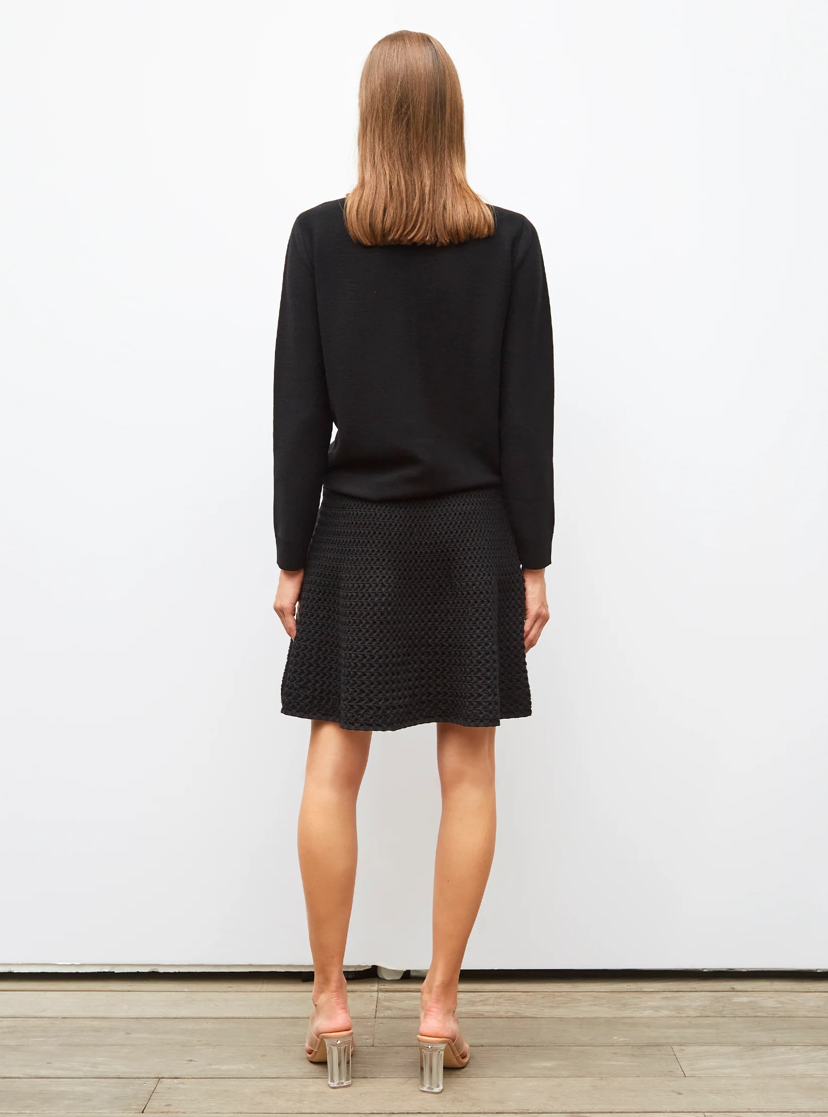 chemise en maille col volanté - Image 5