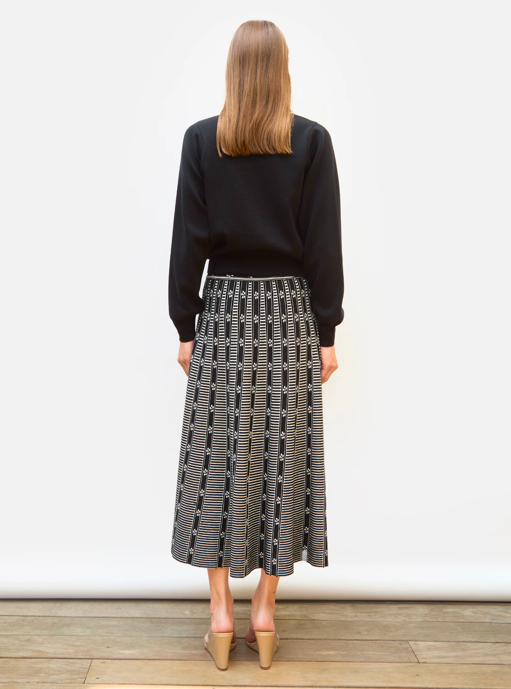 chemise maille brodée main - Image 4