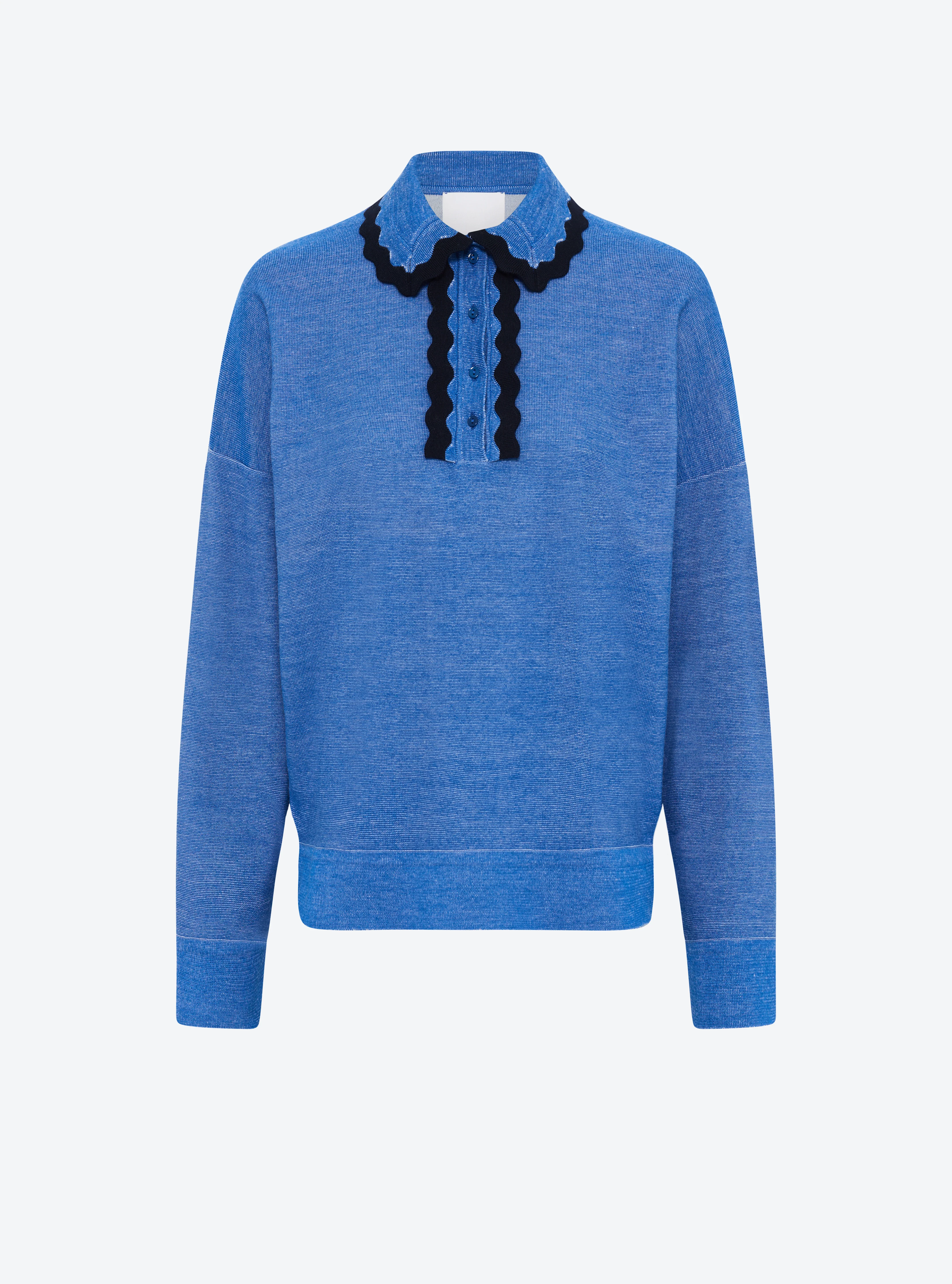 chemise maille col croquet - Image 6