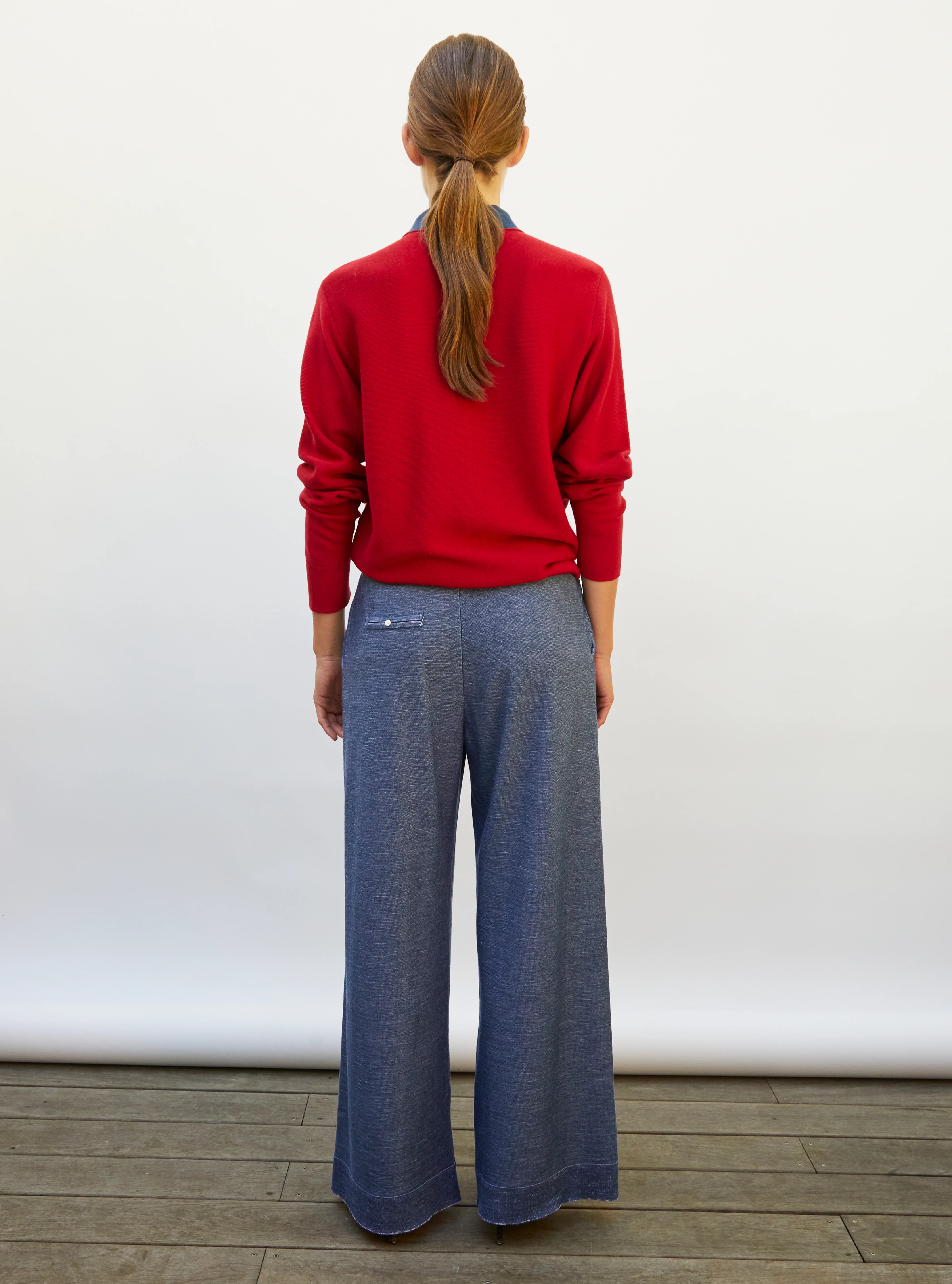 chemise maille col graphique - Image 6