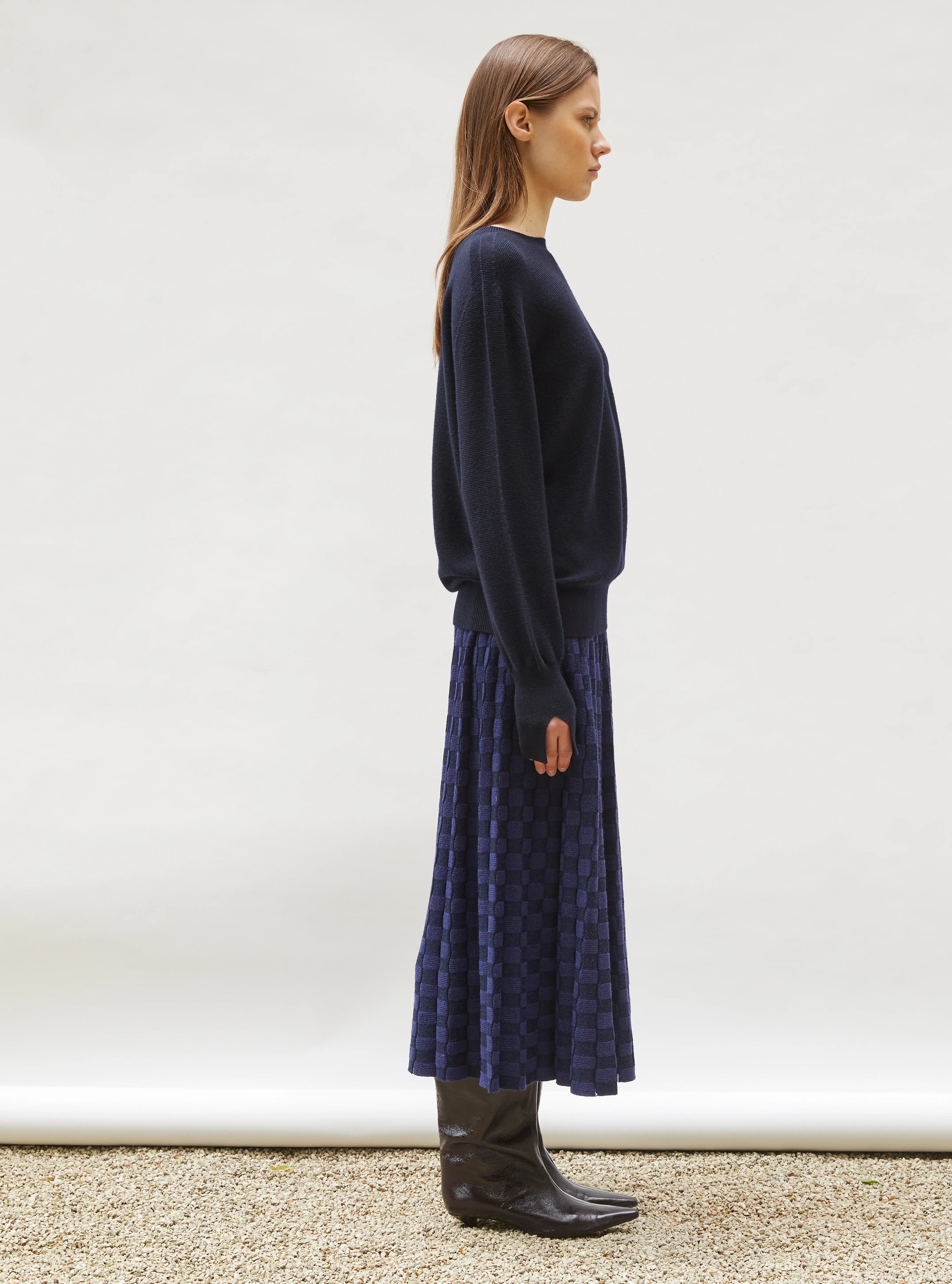 jupe délicate maille ondulée - Image 3