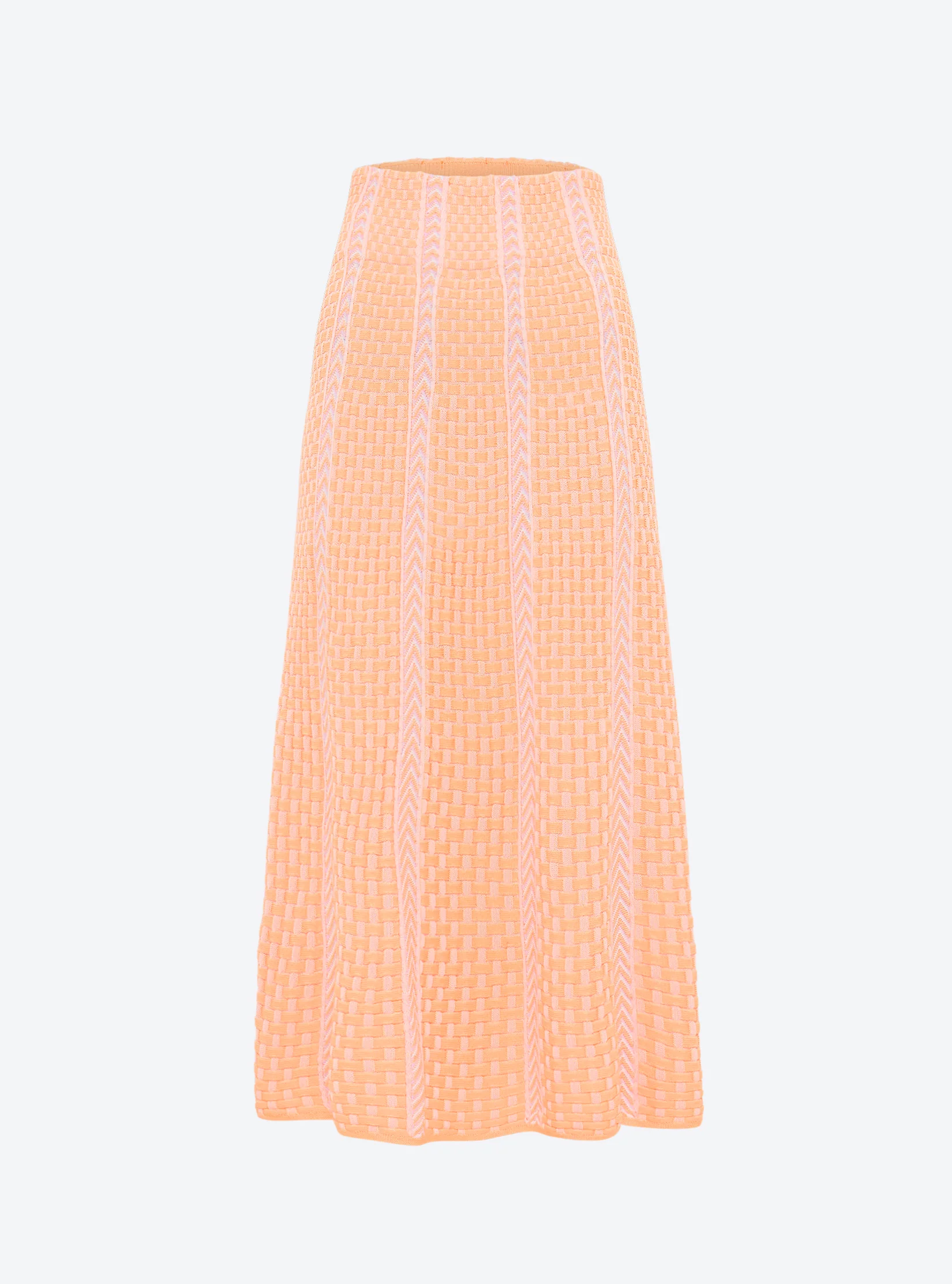 jupe en maille panier tressé - Image 5