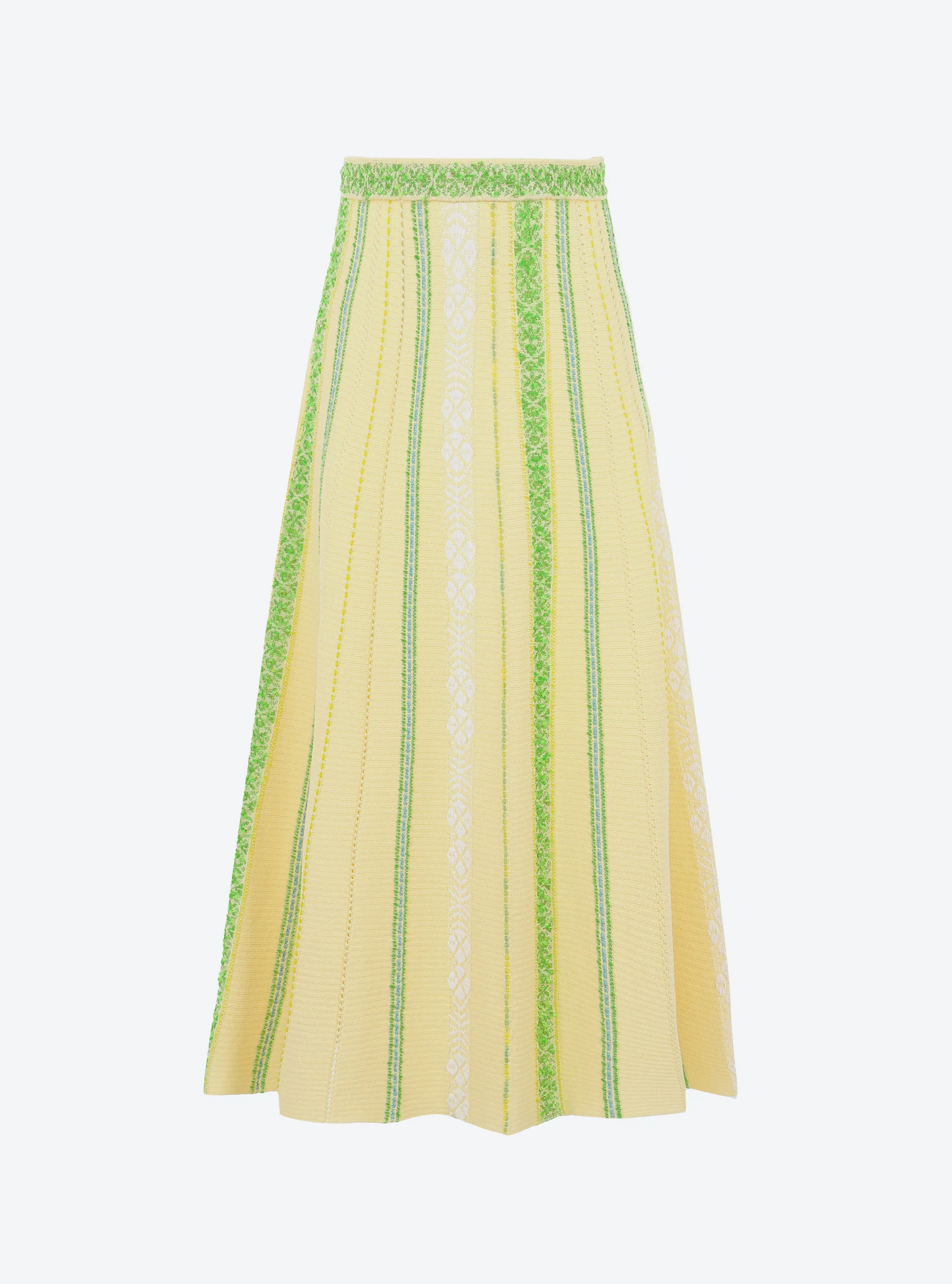 jupe longue maille rubans - Image 5