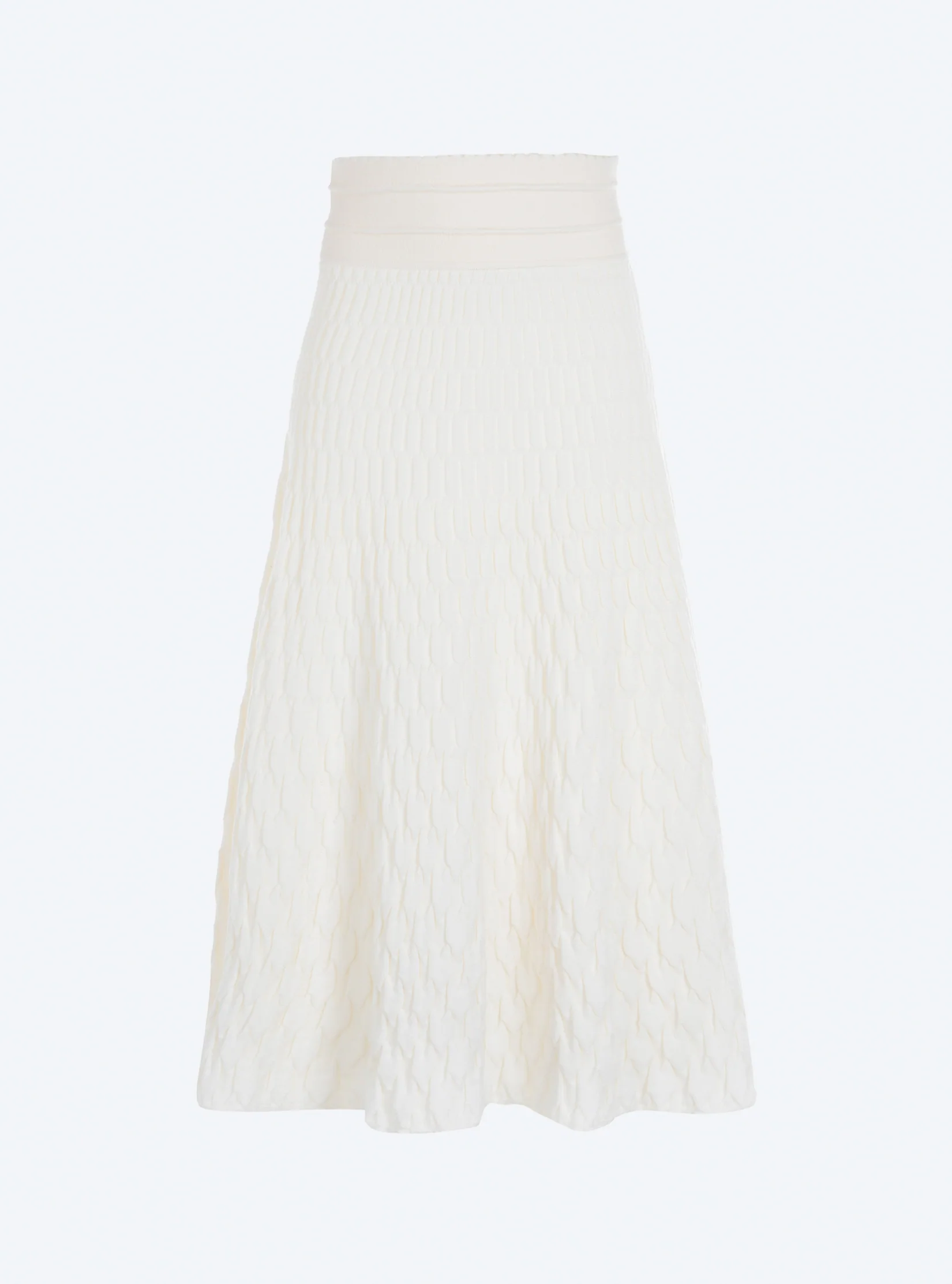 jupe longue maille zellige unie - Image 5