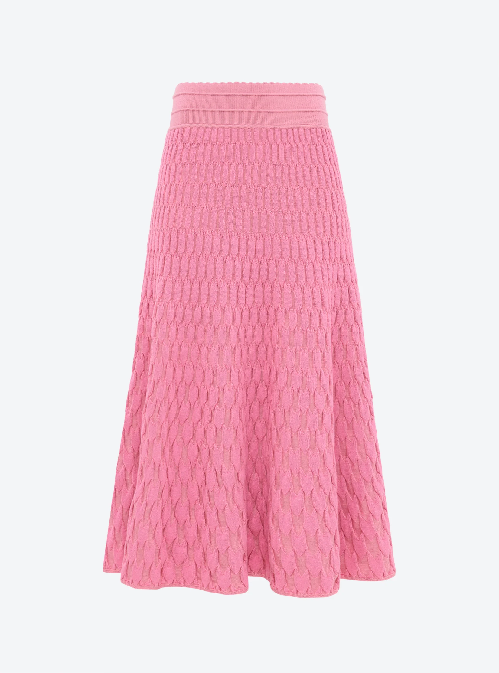 jupe longue maille zellige unie - Image 6
