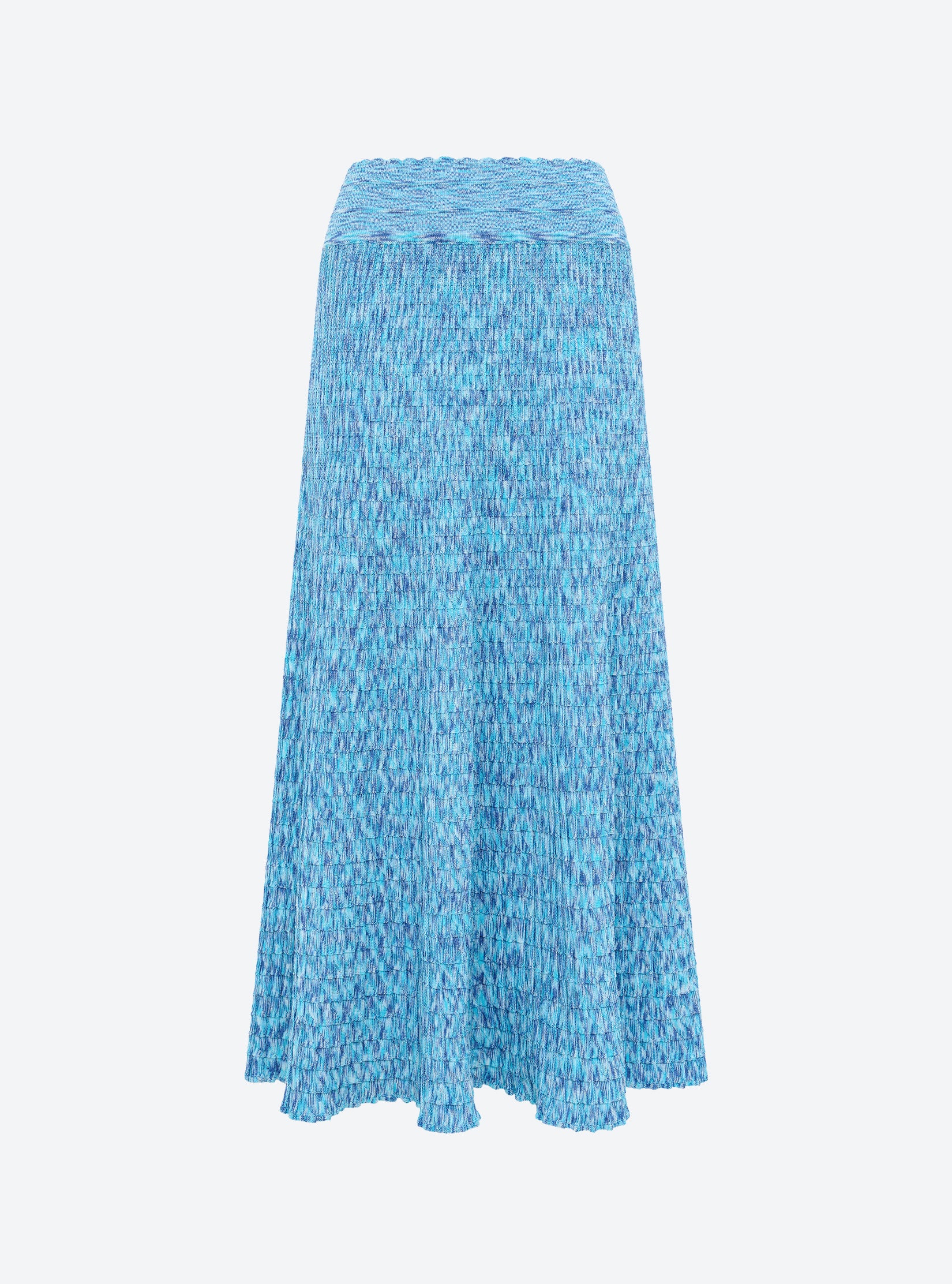 jupe fluide maille origami - Image 6