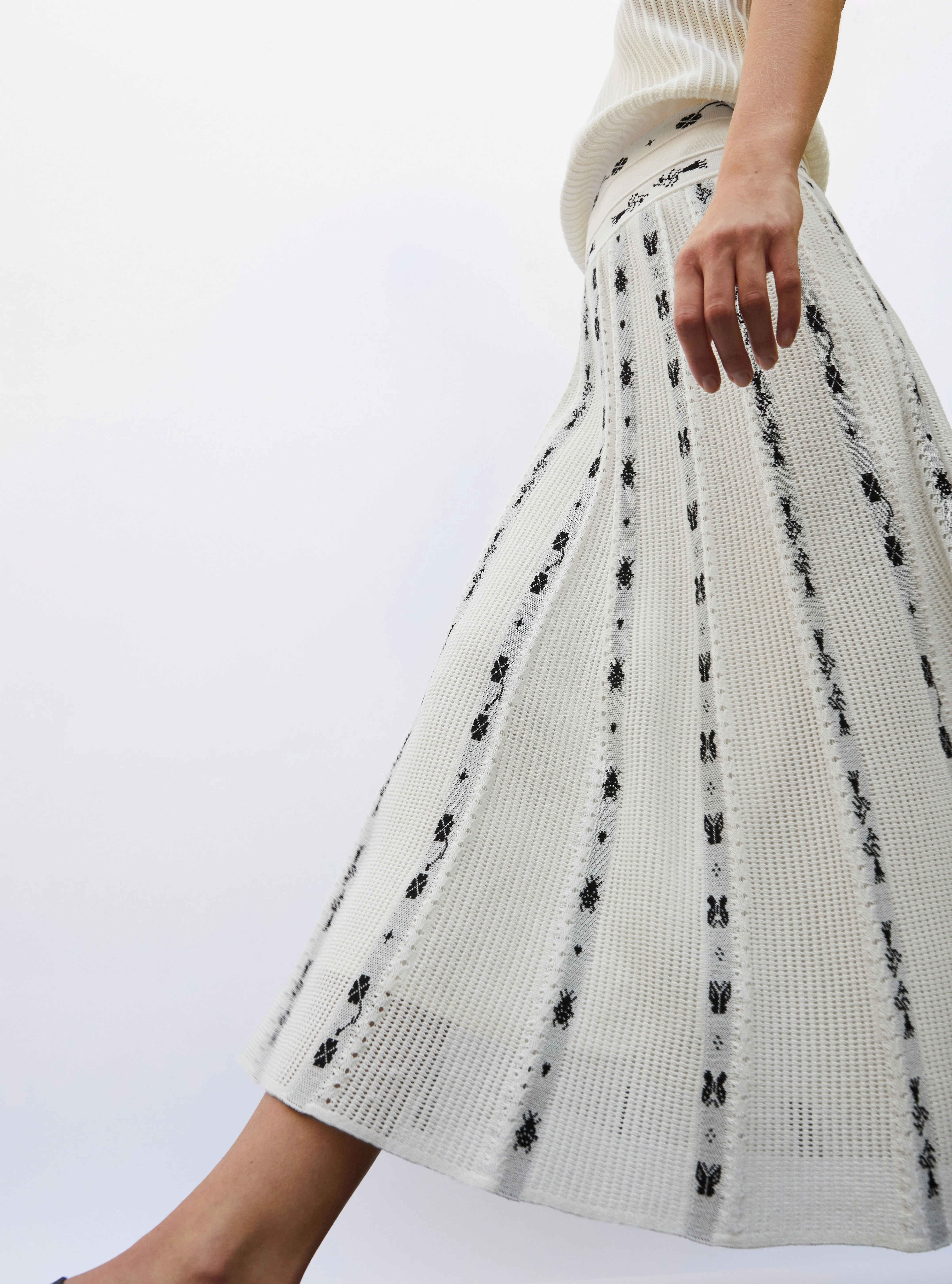 jupe longue maille grigri - Image 3