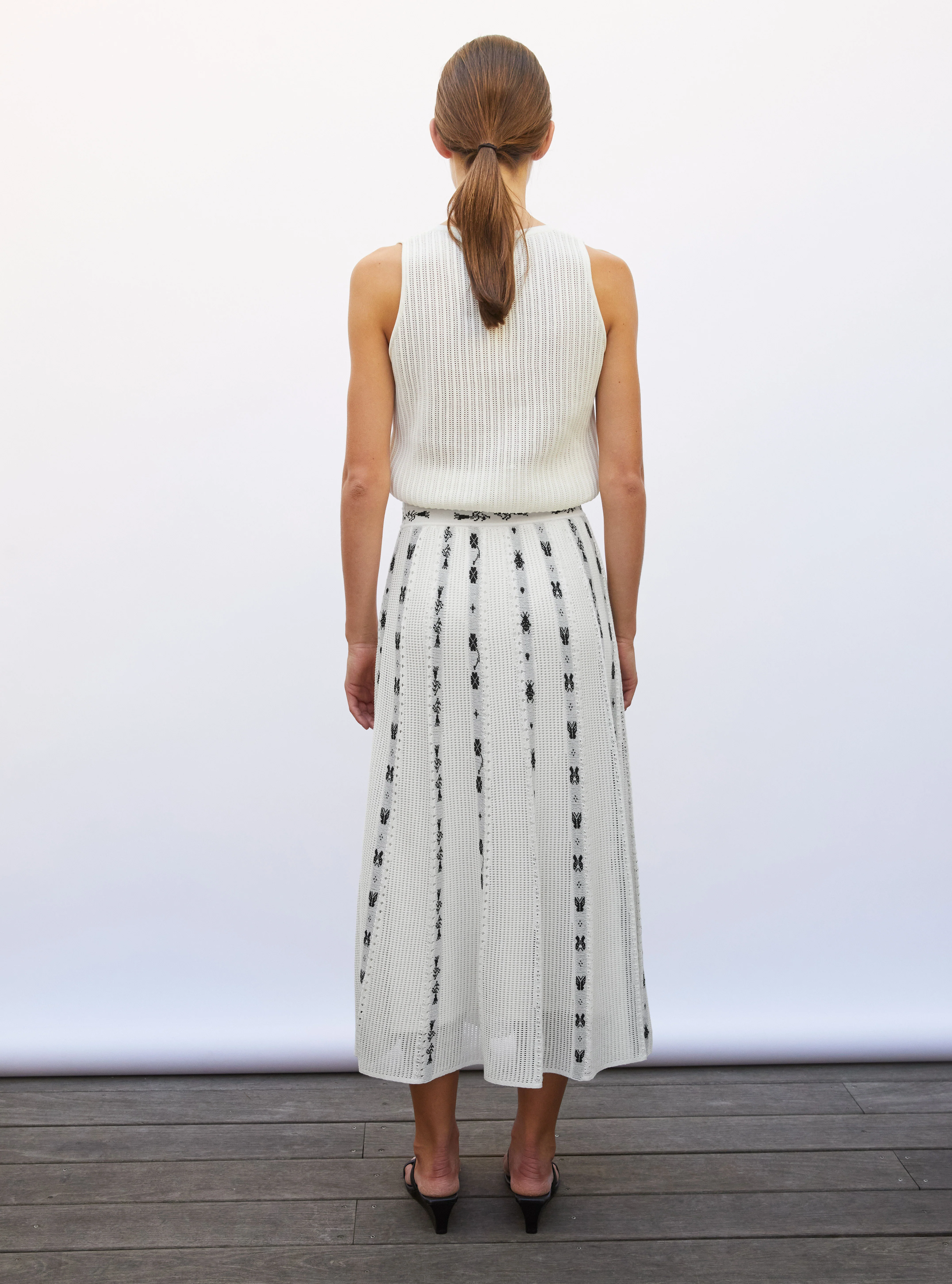 jupe longue maille grigri - Image 5