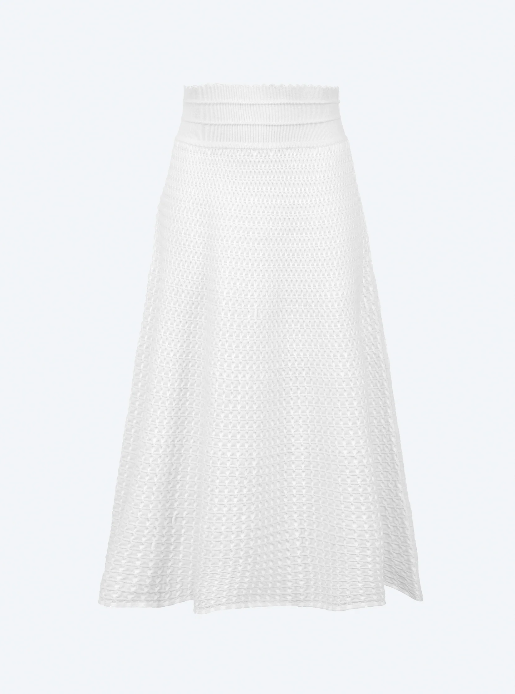 jupe midi maille smockée - Image 5