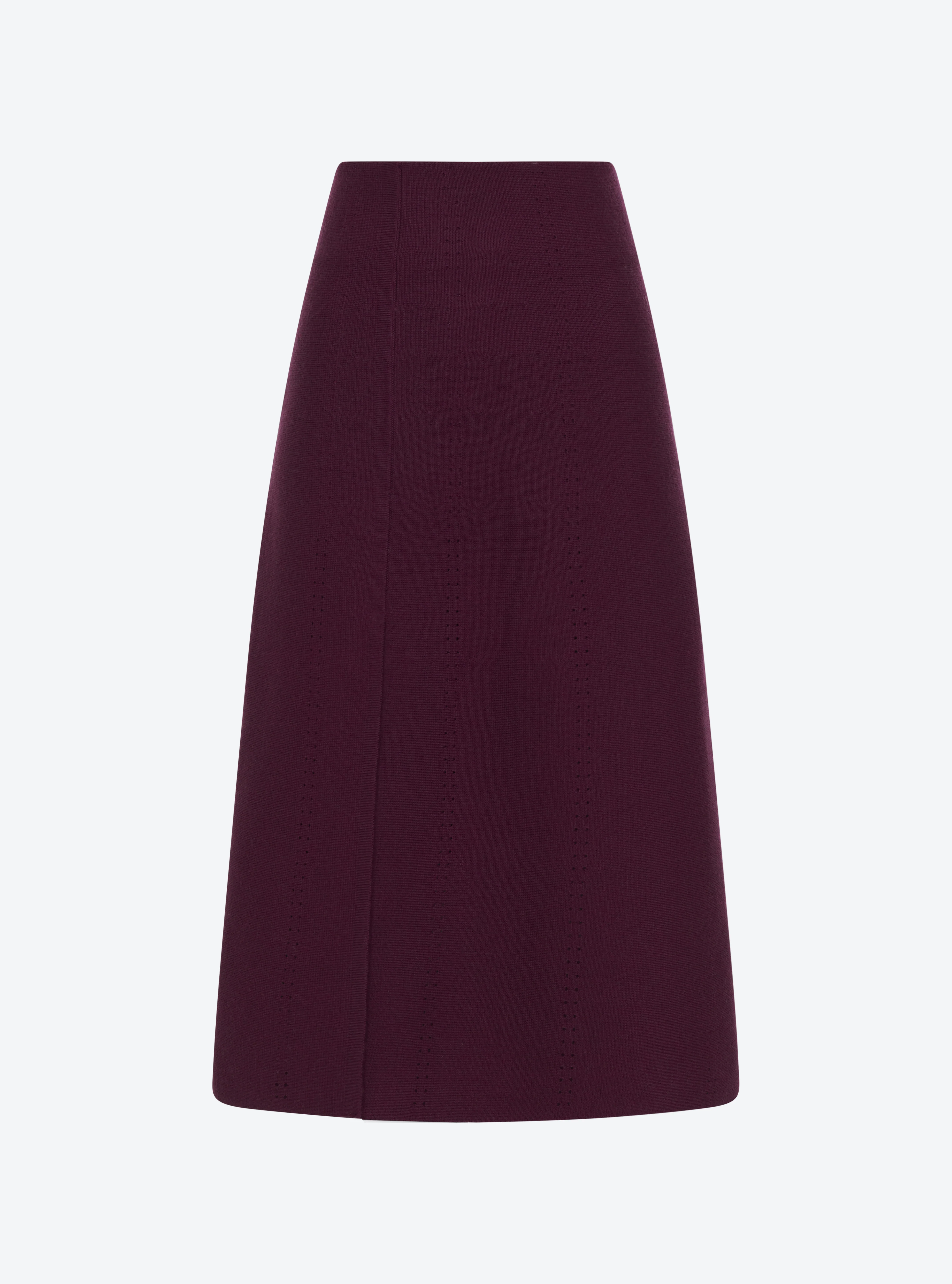 jupe mi-longue maille fendue - Image 4