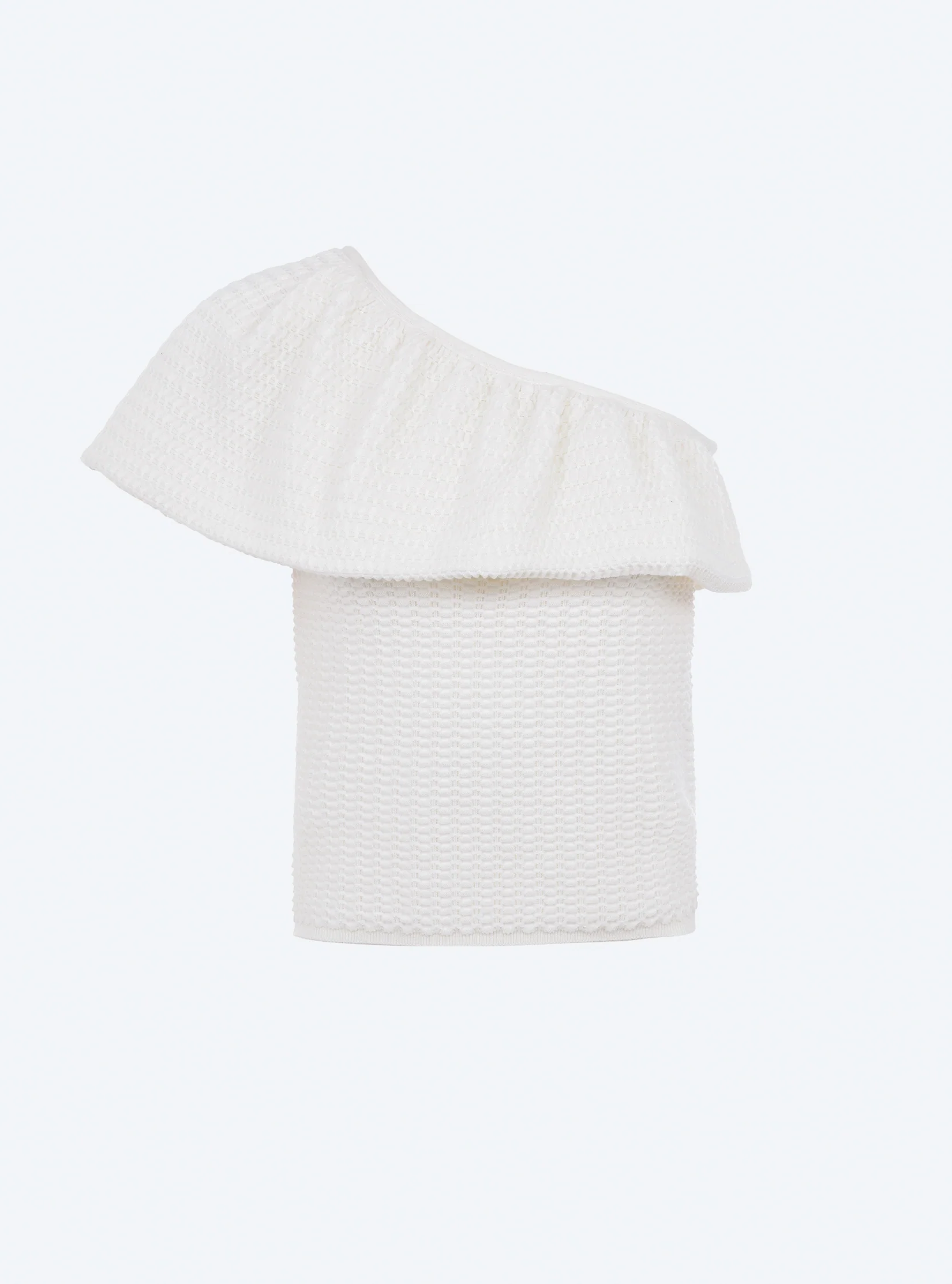one shoulder maille smockée - Image 7