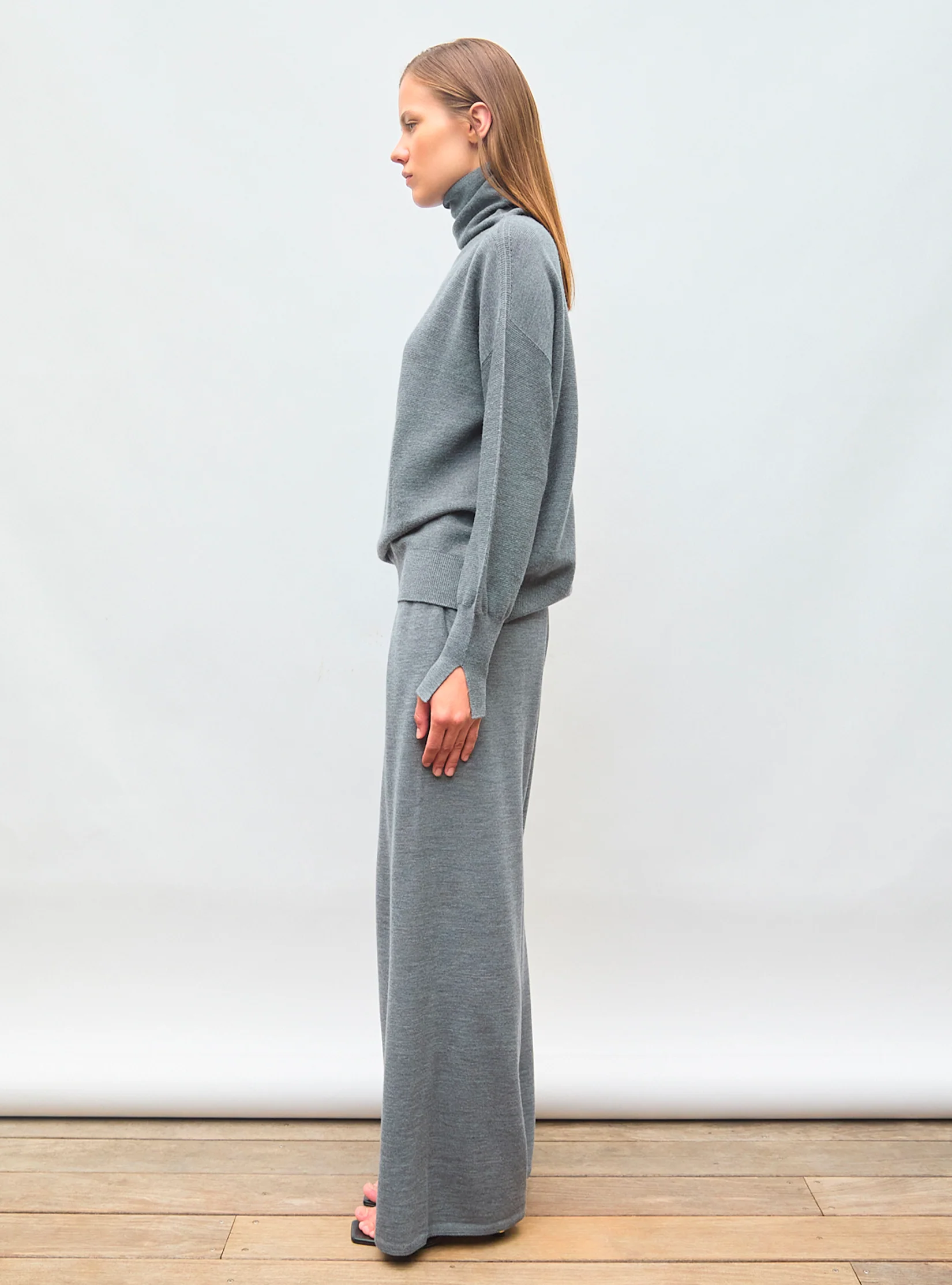 pantalon fluide maille - Image 3