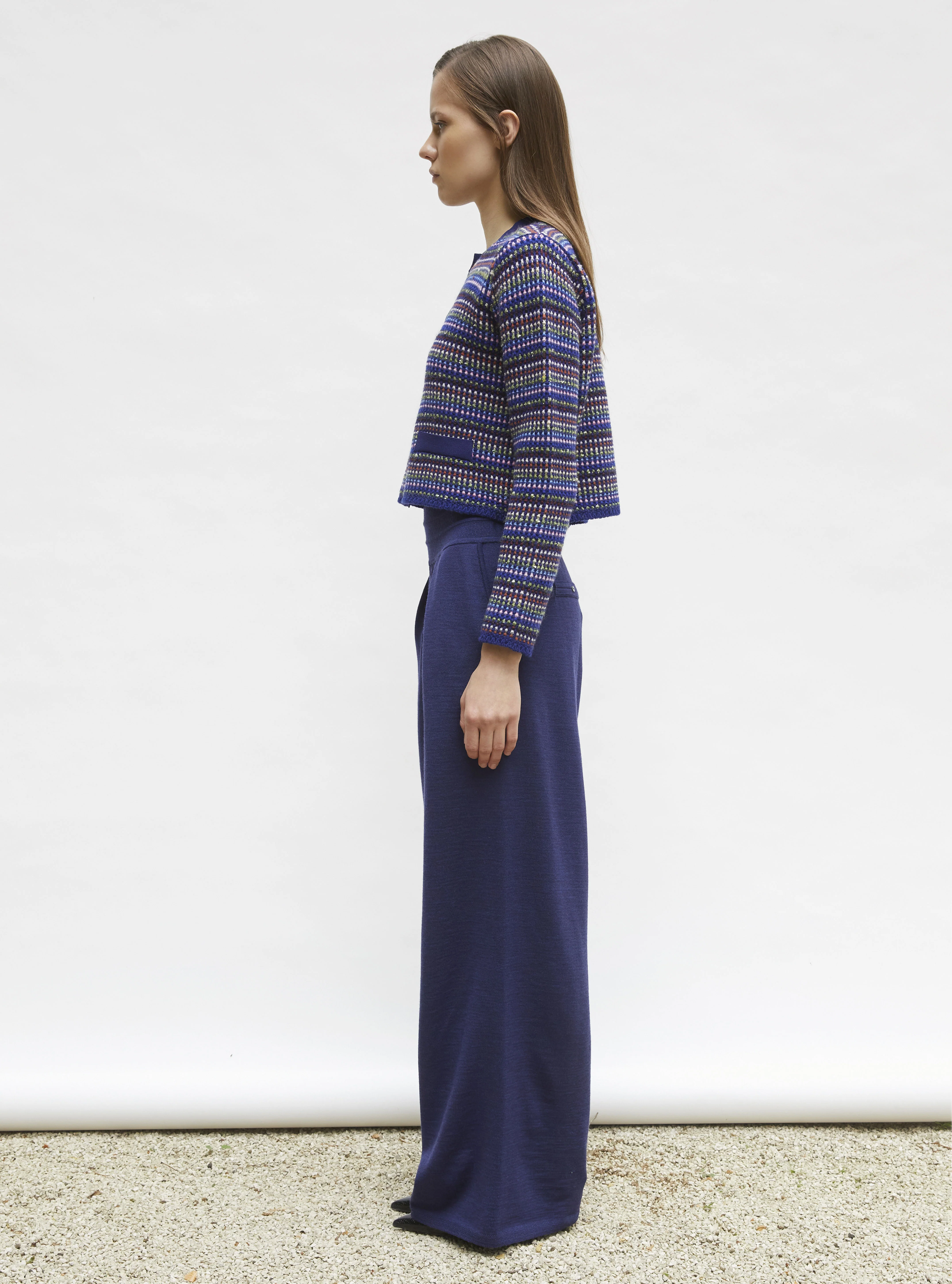 pantalon fluide maille - Image 3