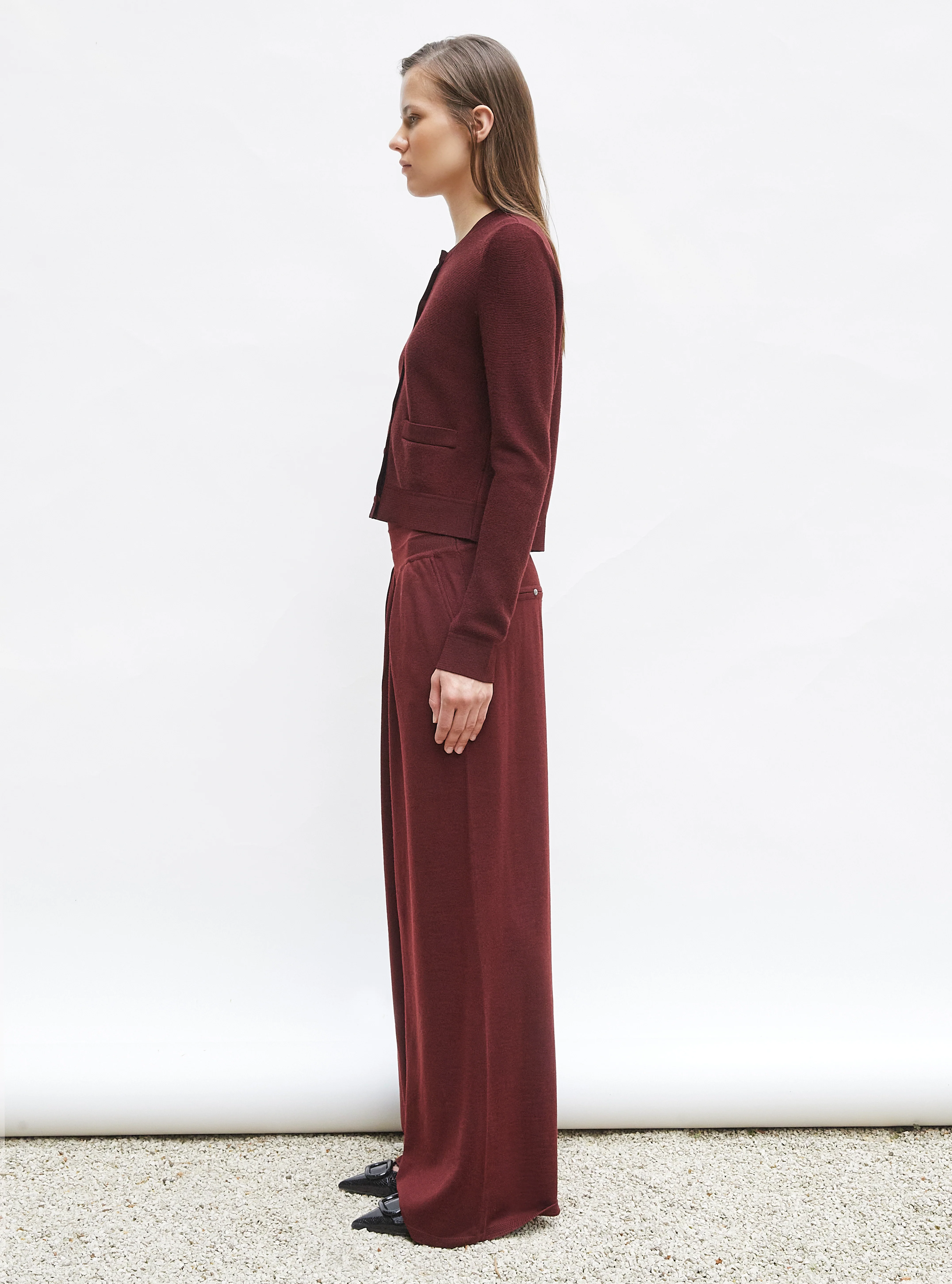 pantalon fluide maille - Image 3