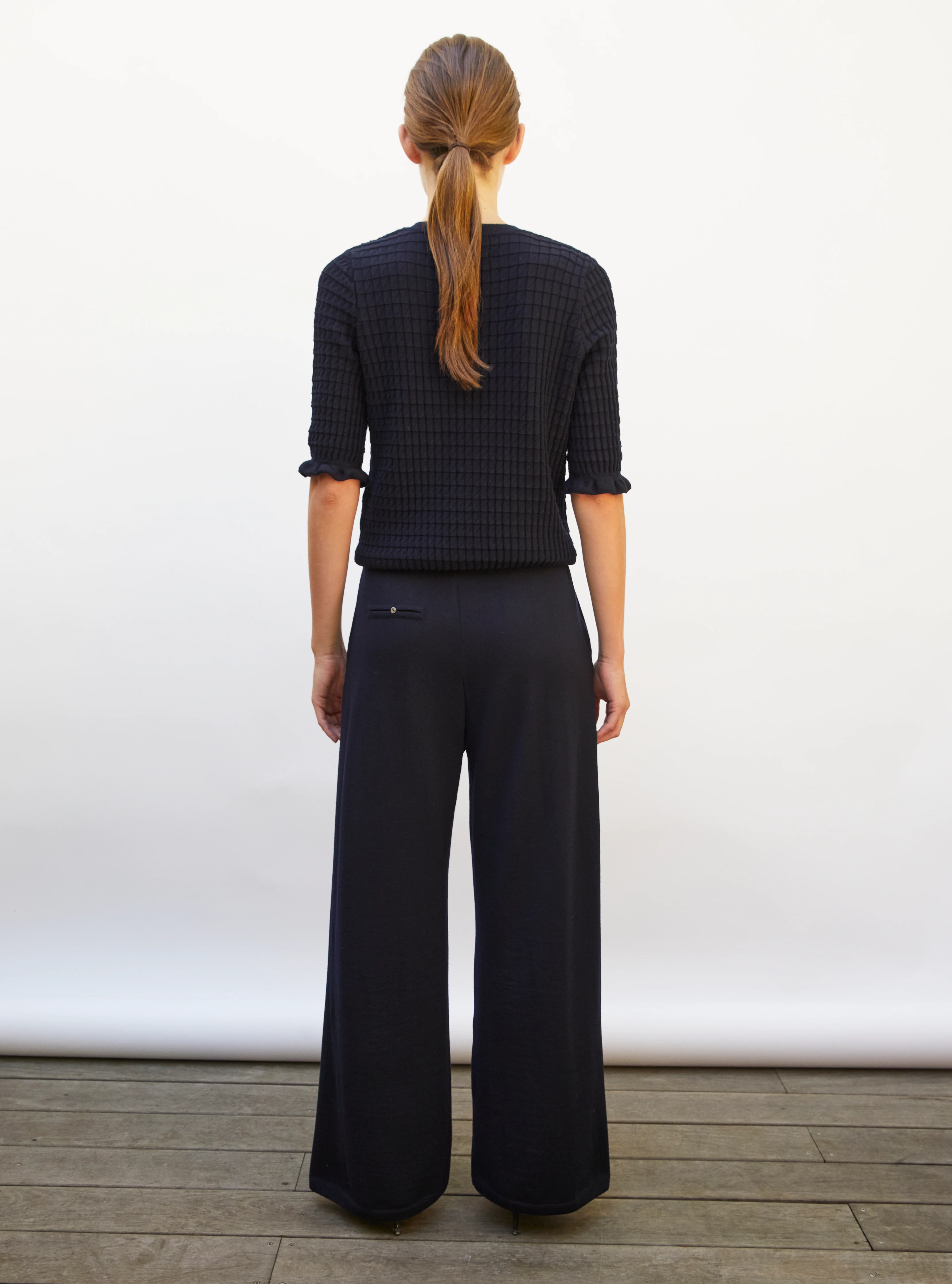 pantalon fluide maille - Image 3
