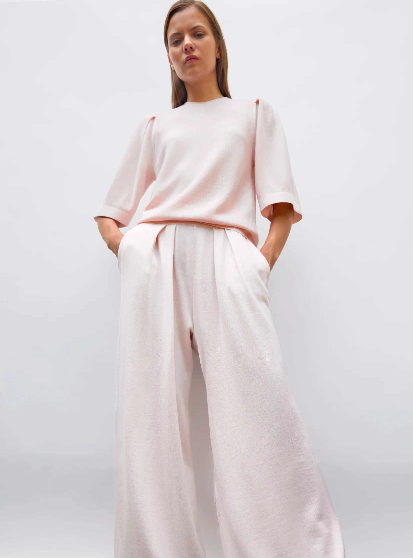 pantalon fluide maille - Image 5