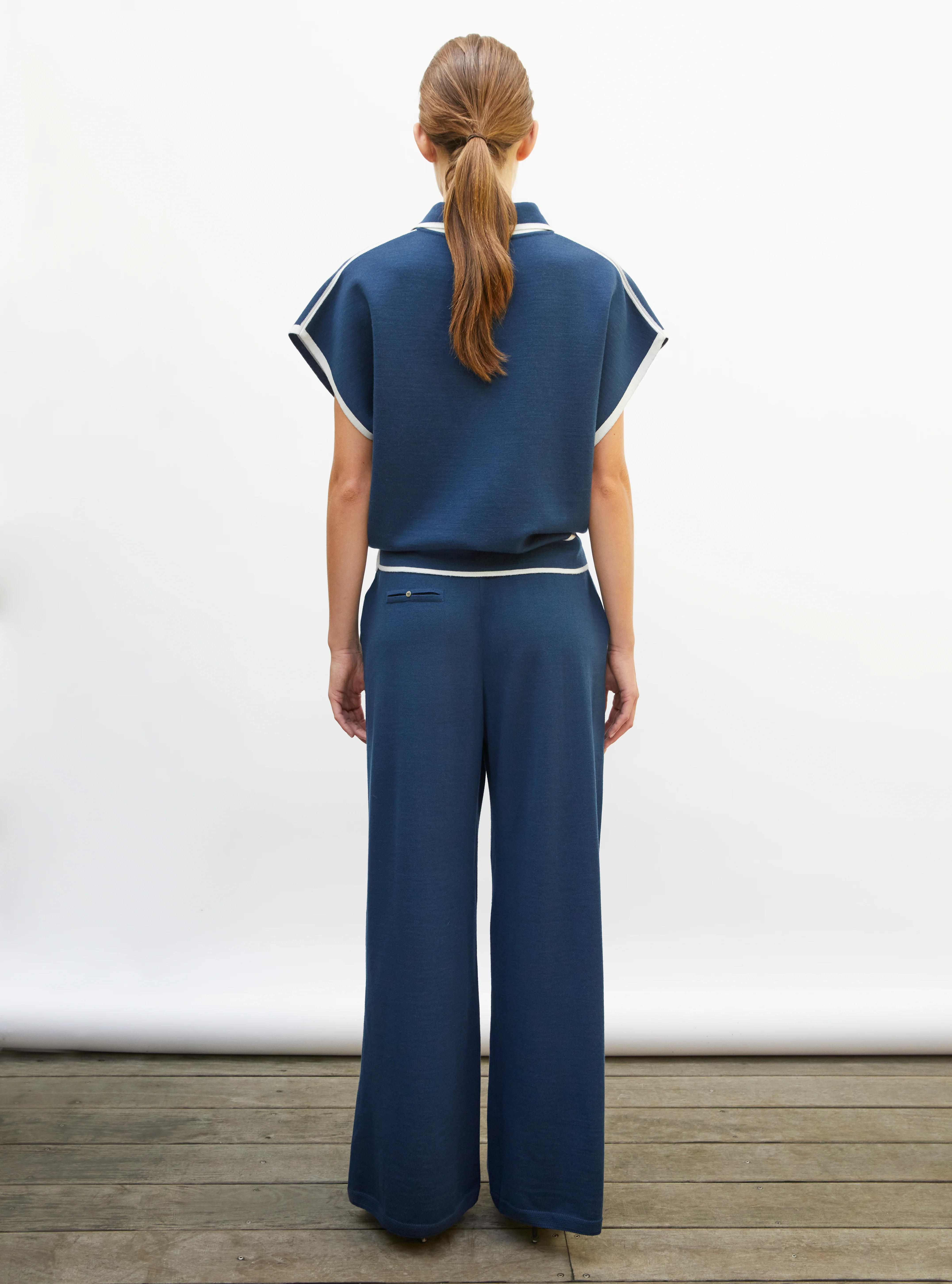 pantalon fluide maille - Image 3