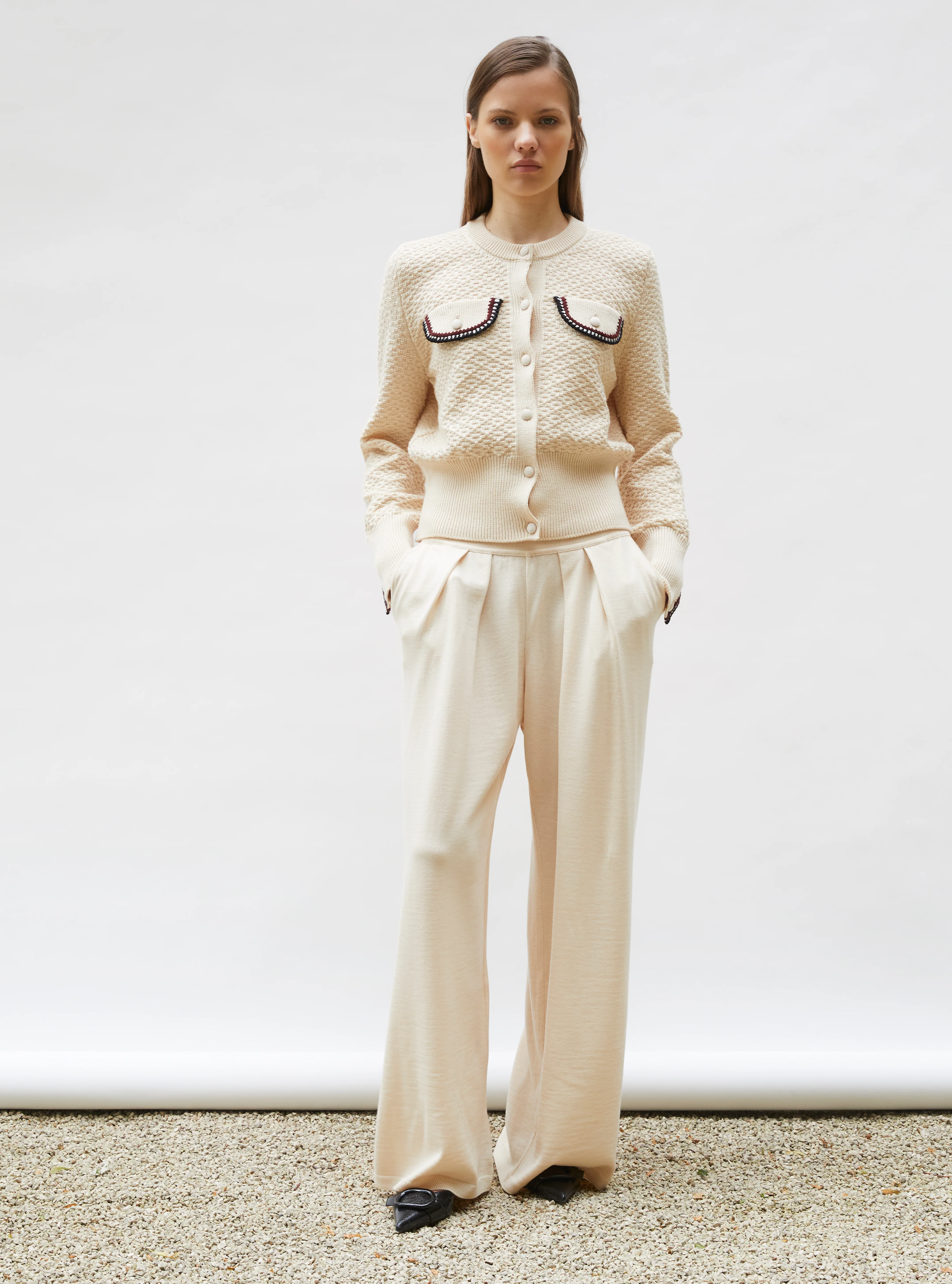 pantalon fluide maille - Image 4