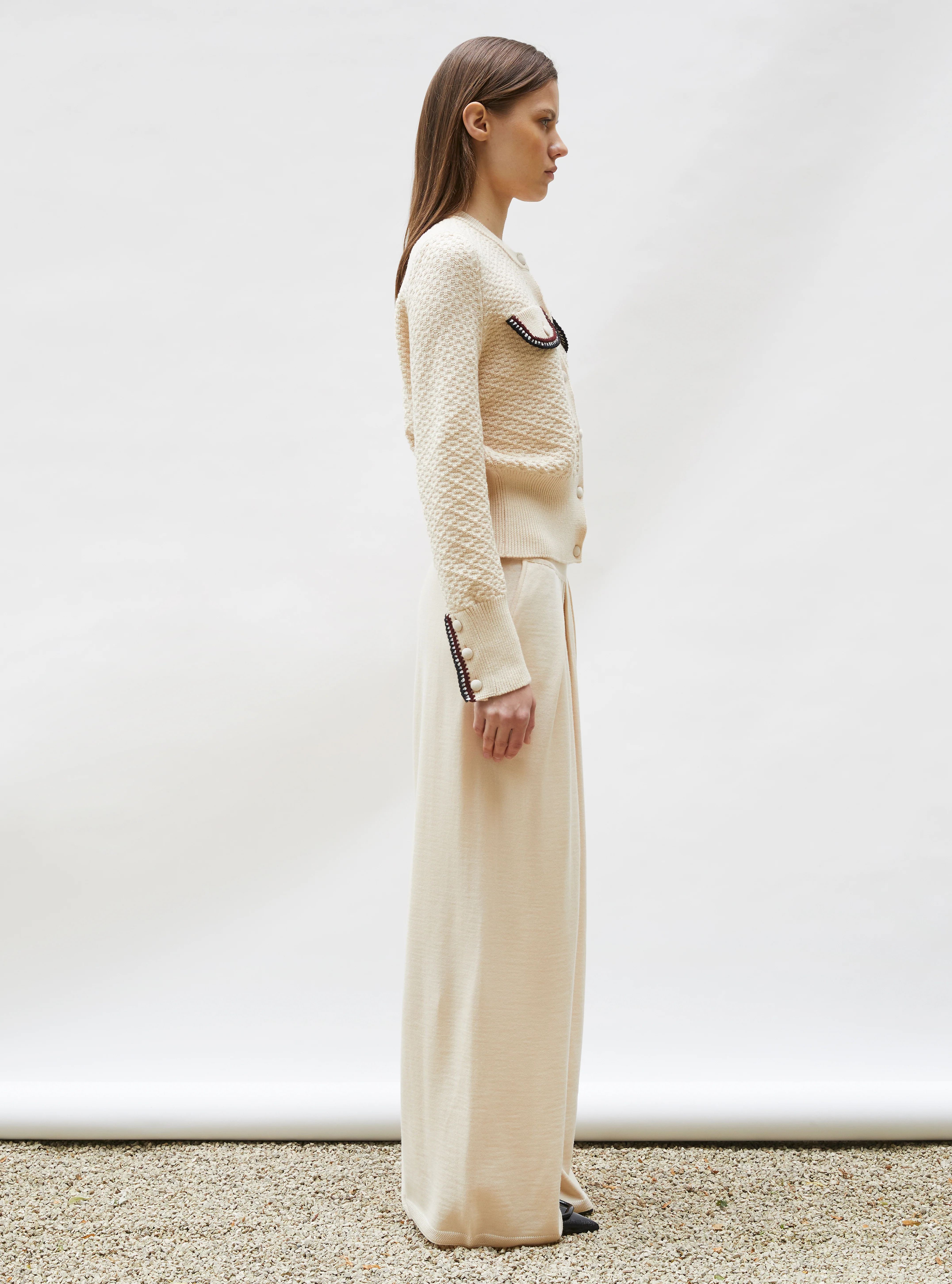 pantalon fluide maille - Image 5