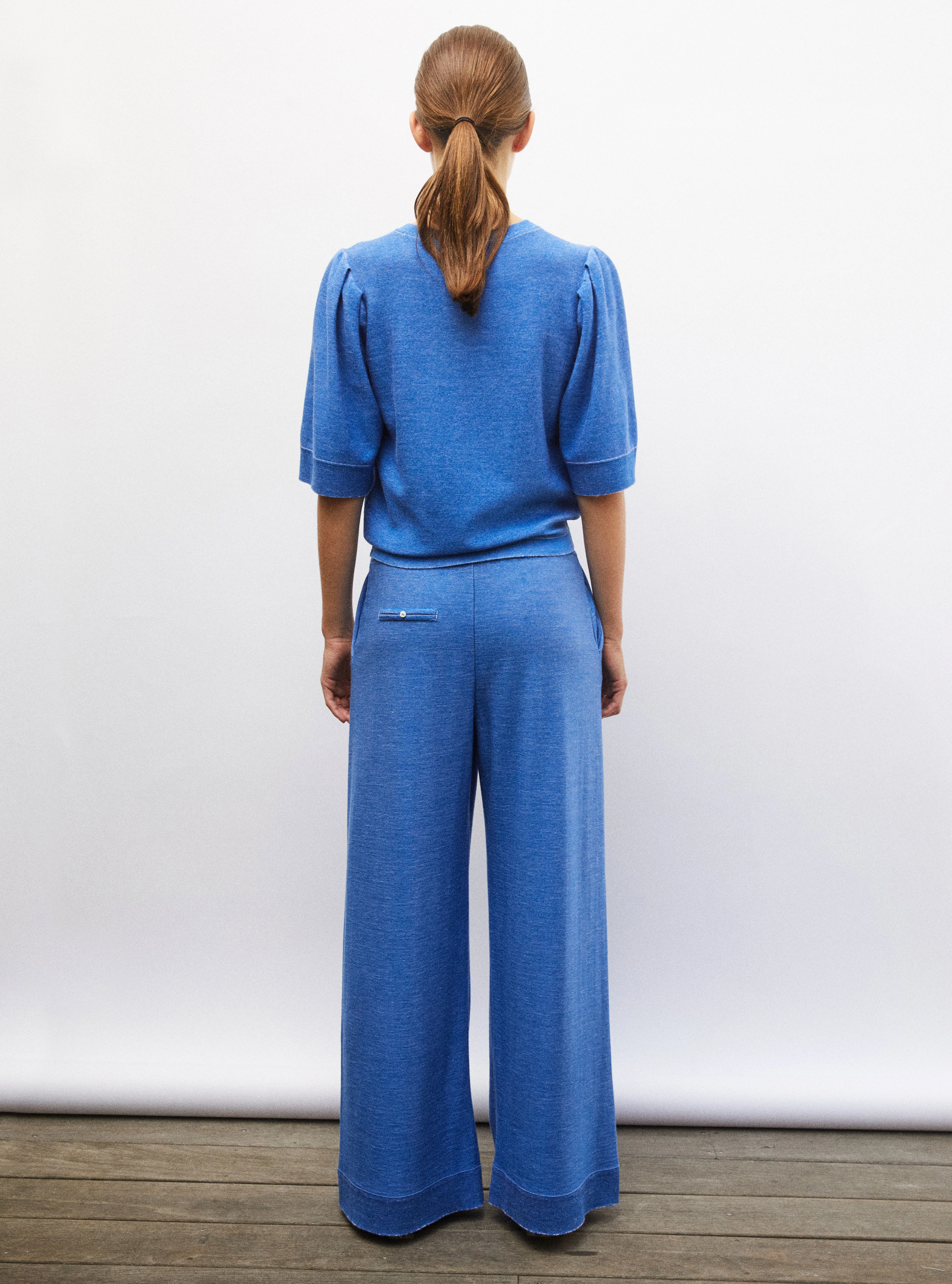 pantalon fluide maille - Image 4