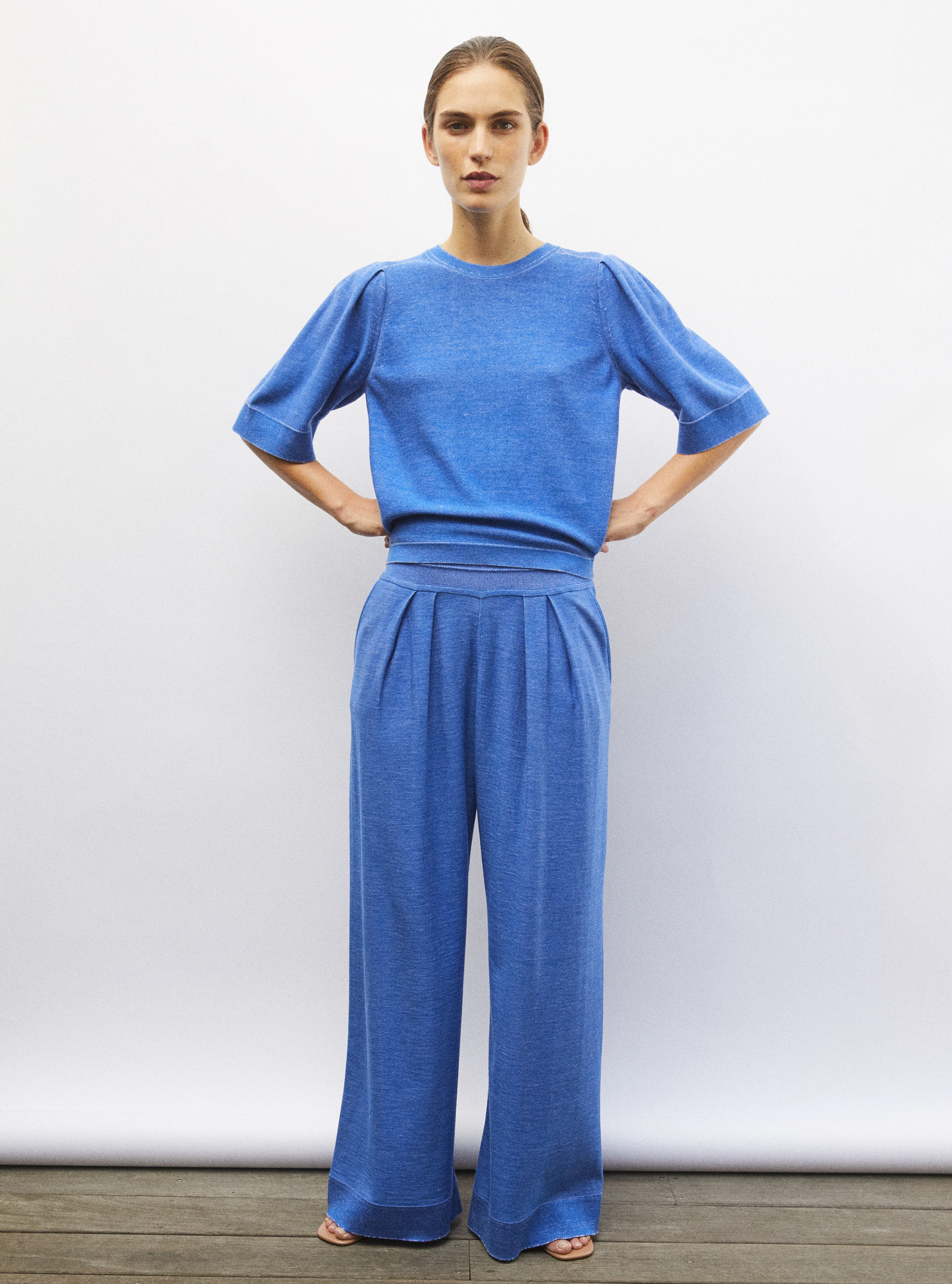 pantalon fluide maille - Image 6