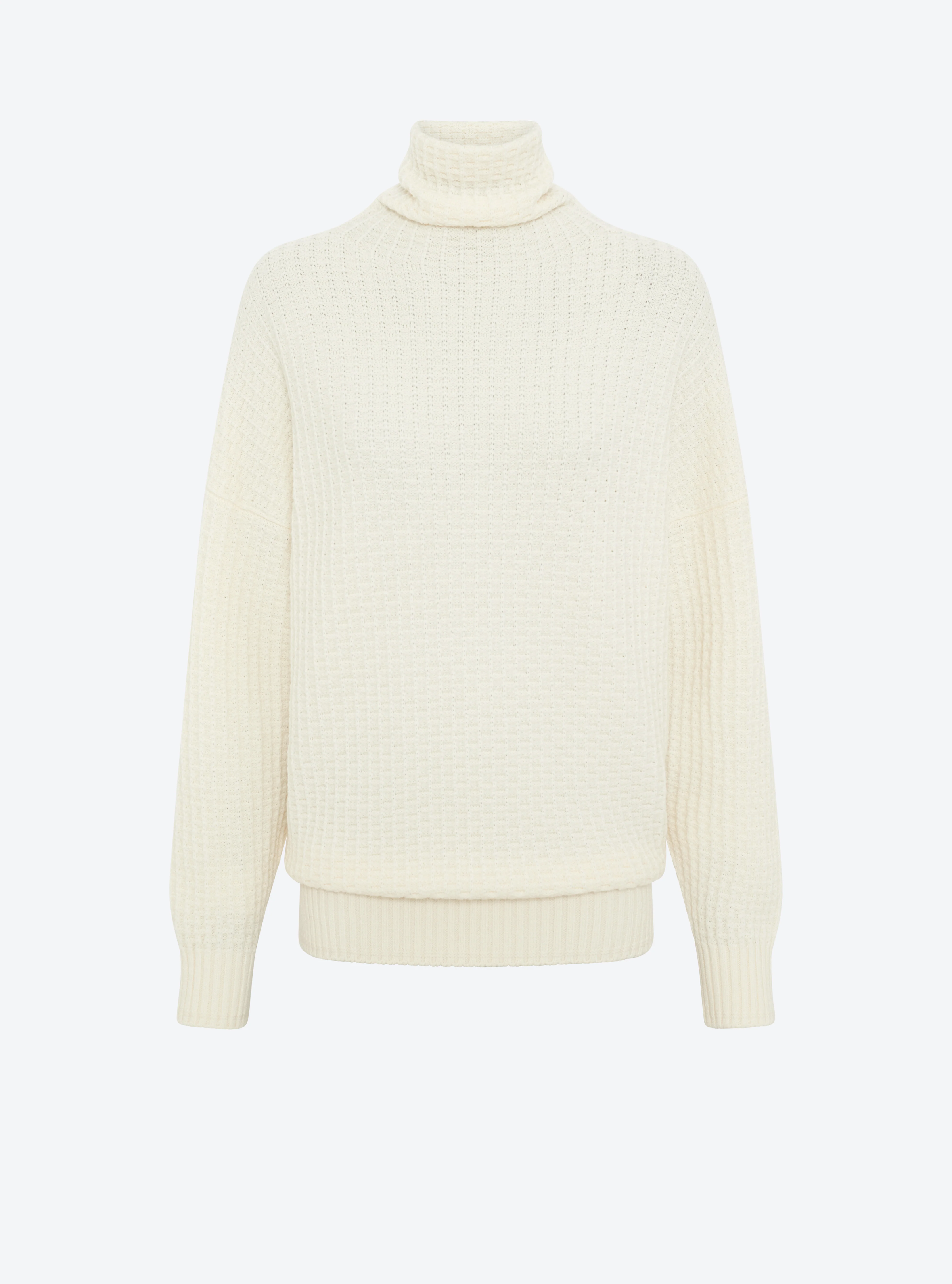 pull ample maille gaufrée - Image 7