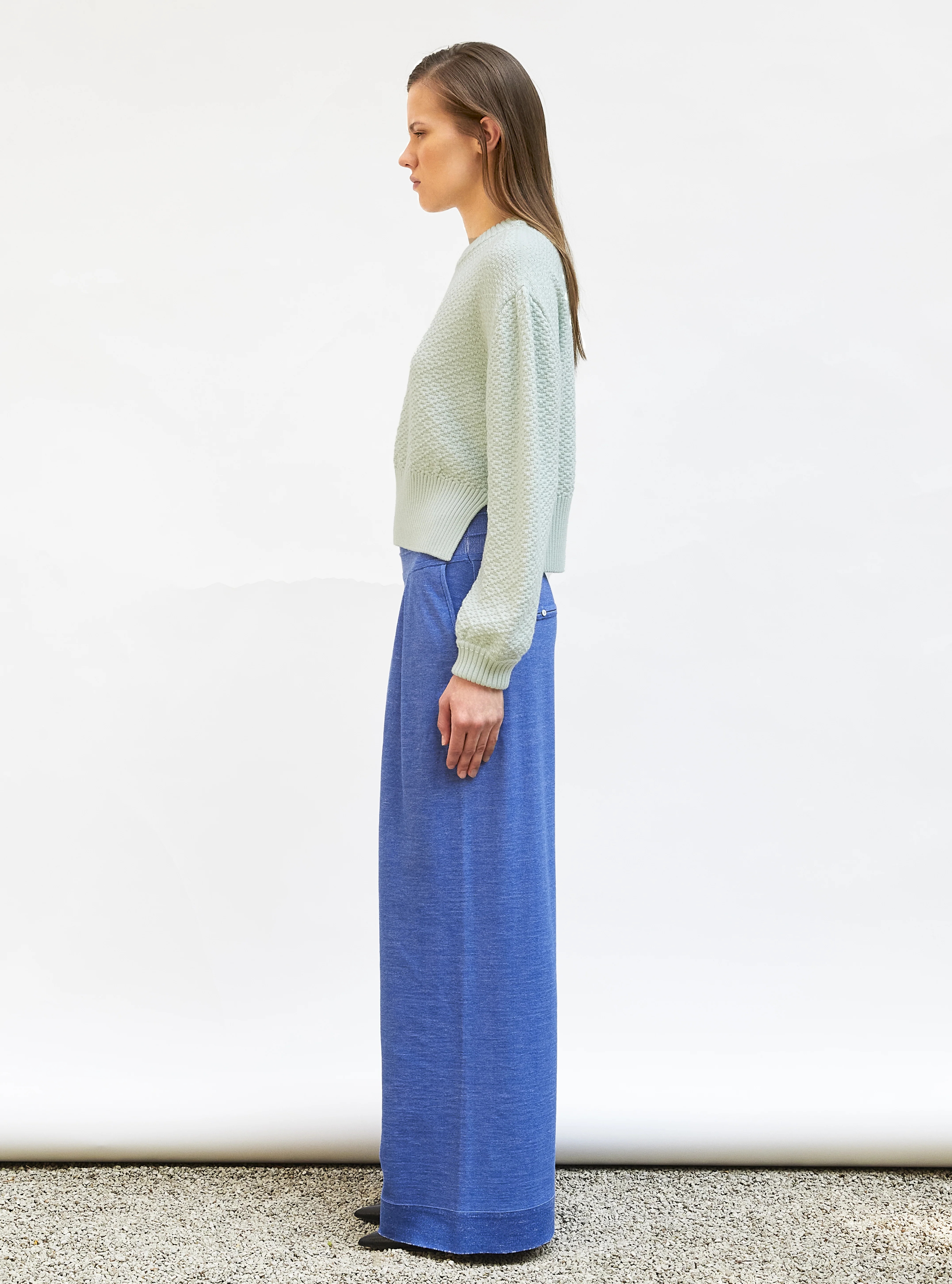 pull court maille damier - Image 4