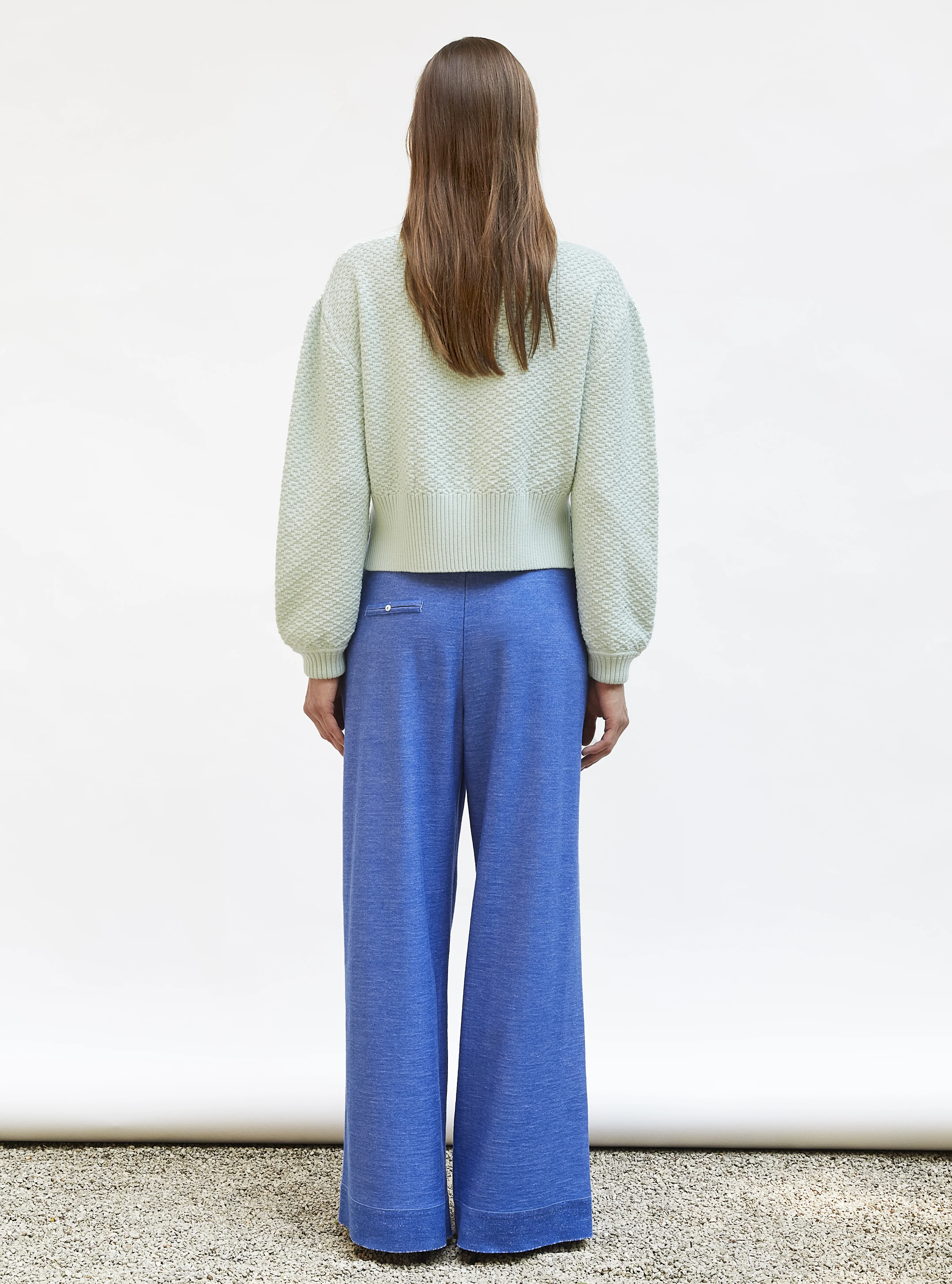 pull court maille damier - Image 5