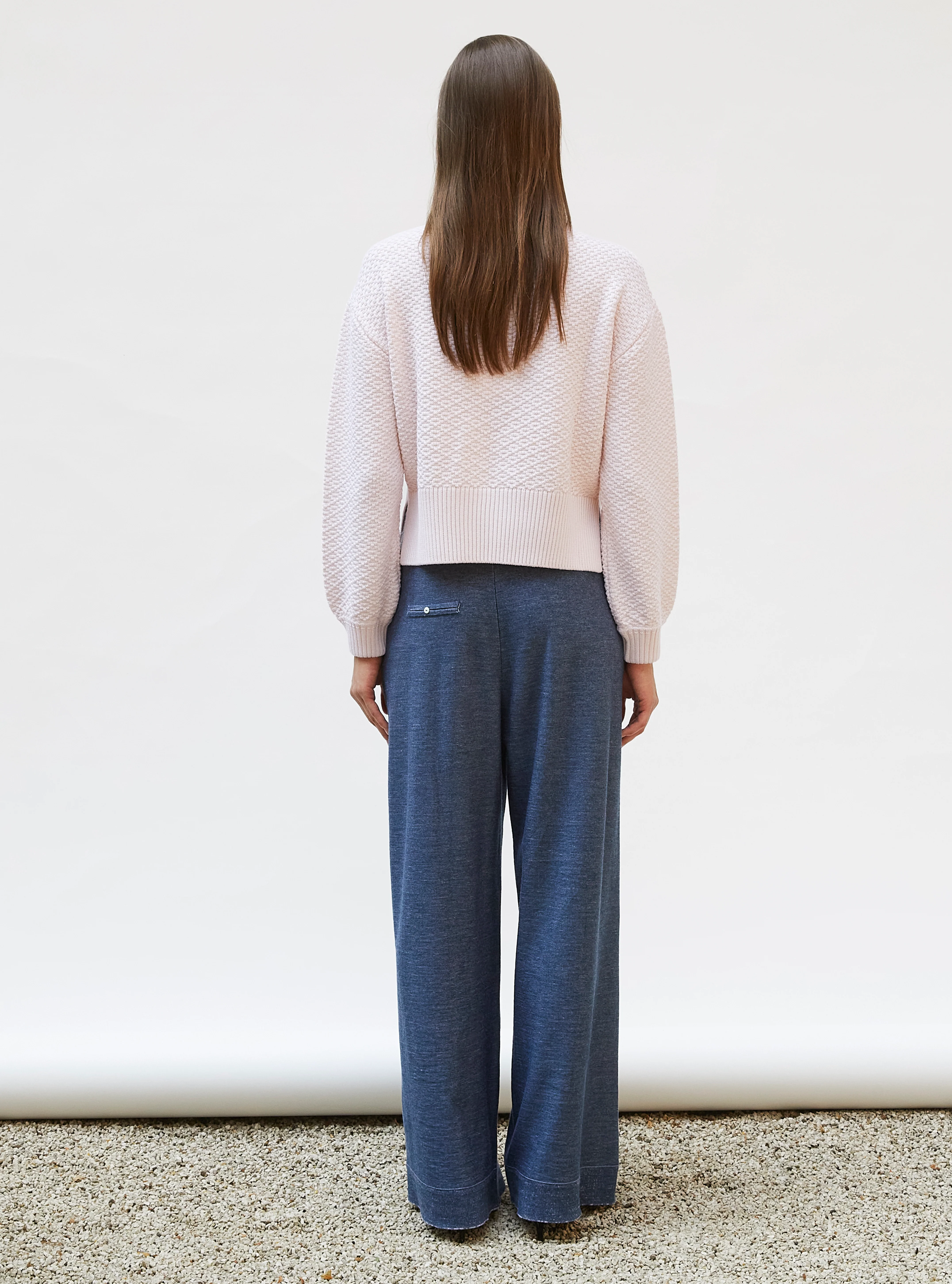 pull court maille damier - Image 5