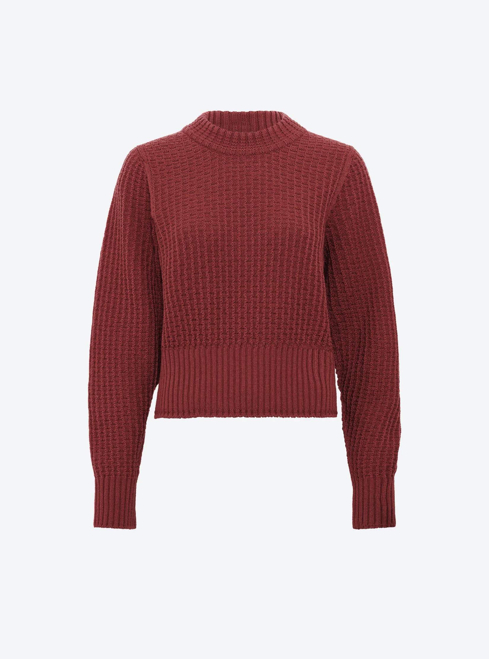 pull fin maille gaufrée - Image 6