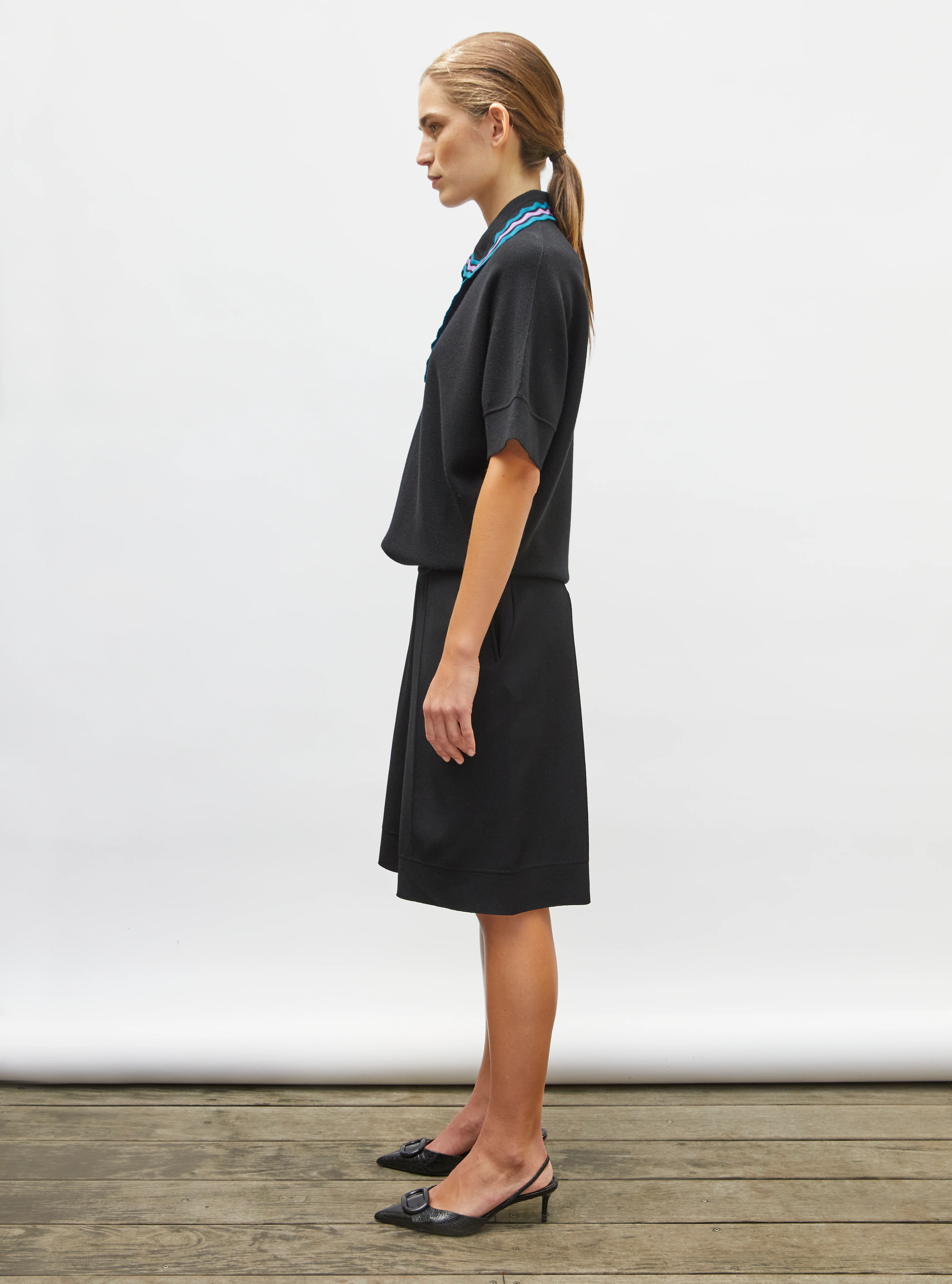 top ample maille col croquet - Image 6