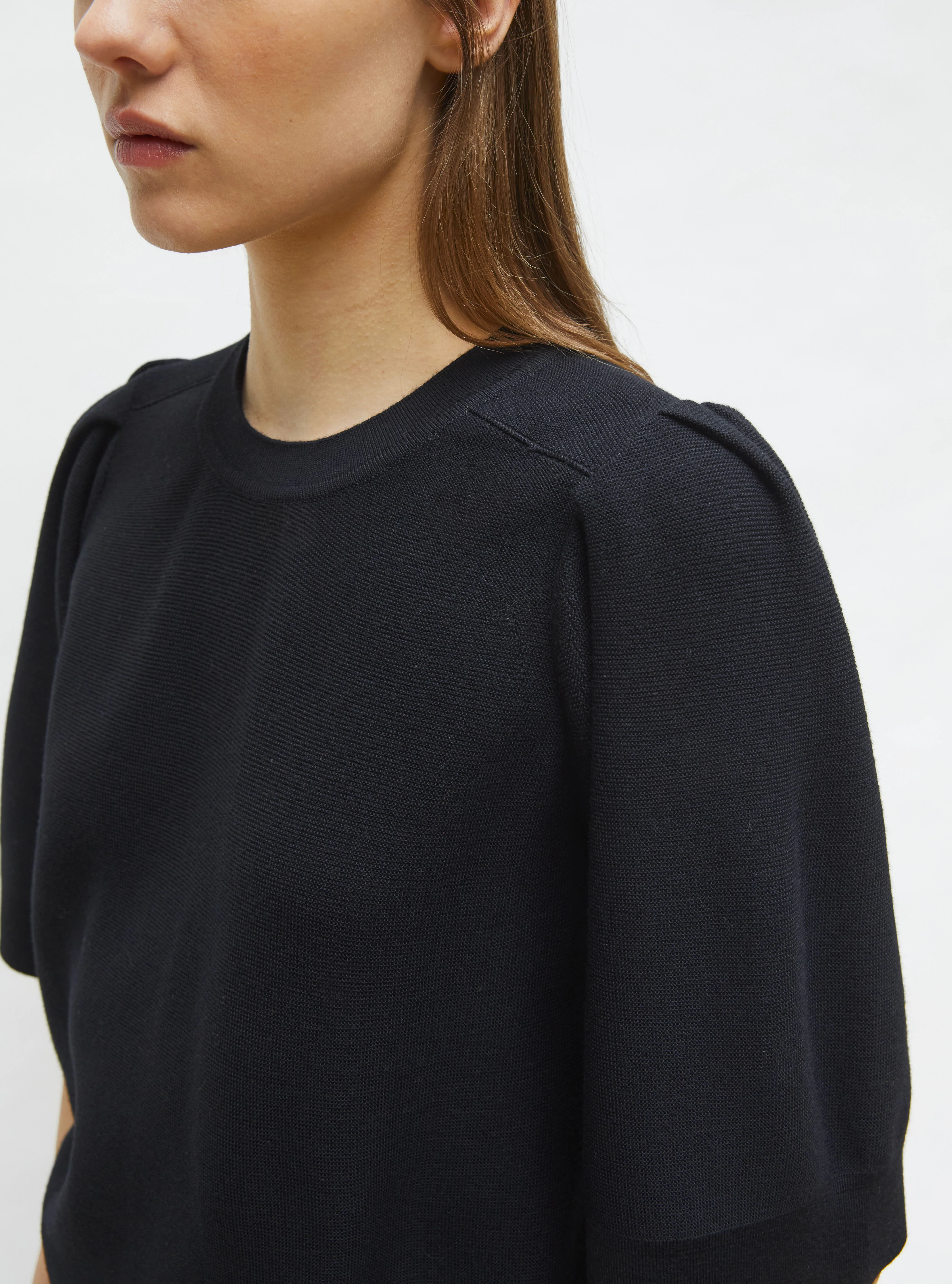 top maille manches froncées - Image 5