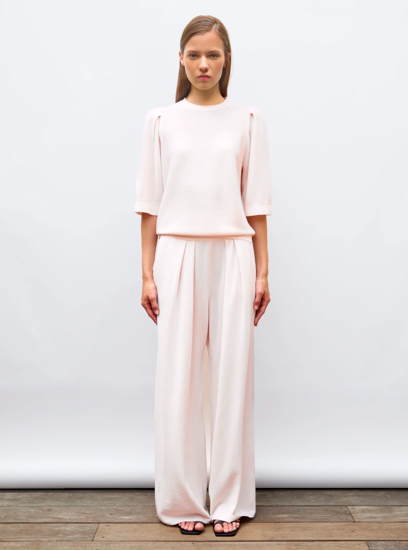 top maille manches froncées - Image 3