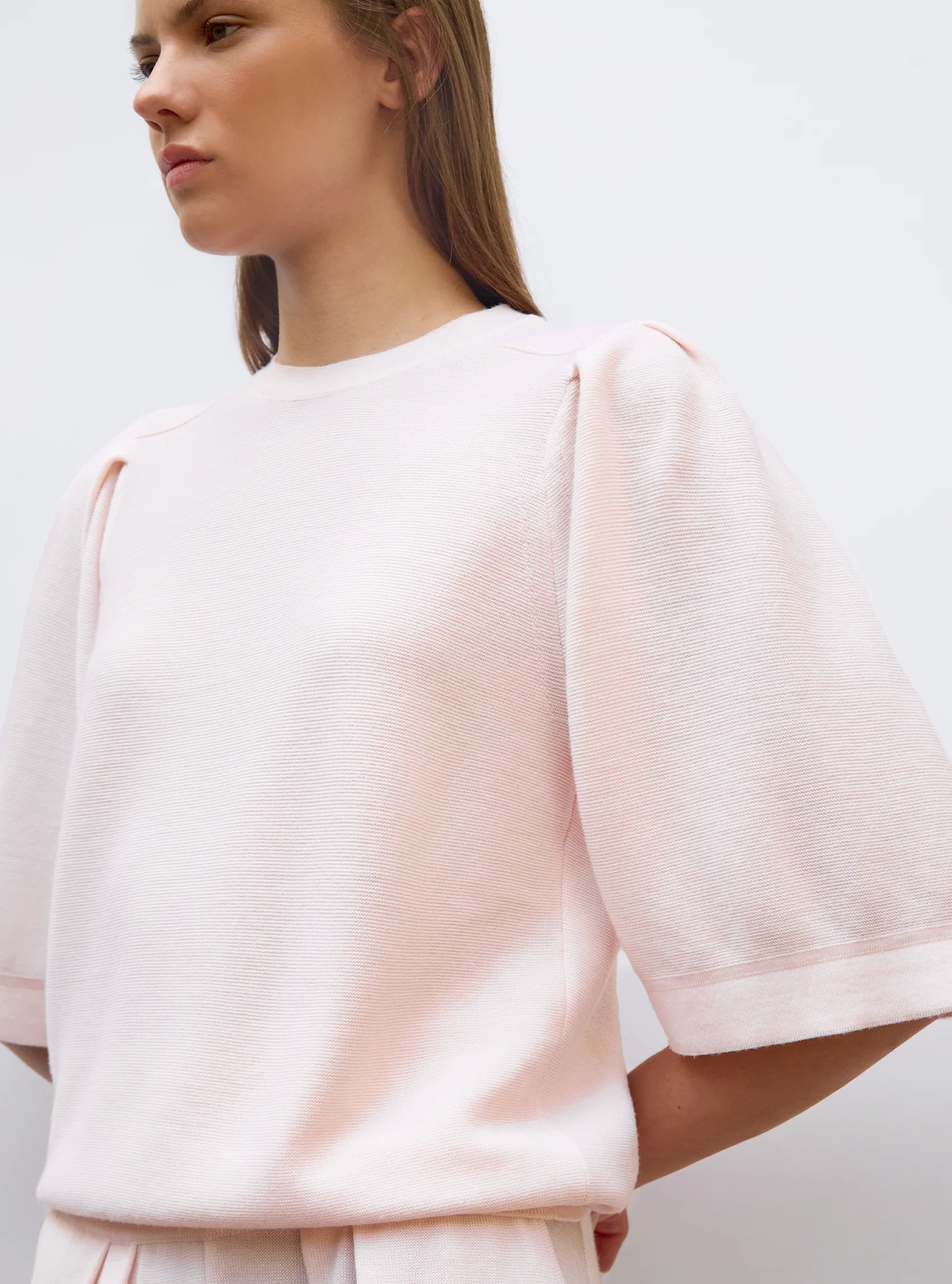 top maille manches froncées - Image 6