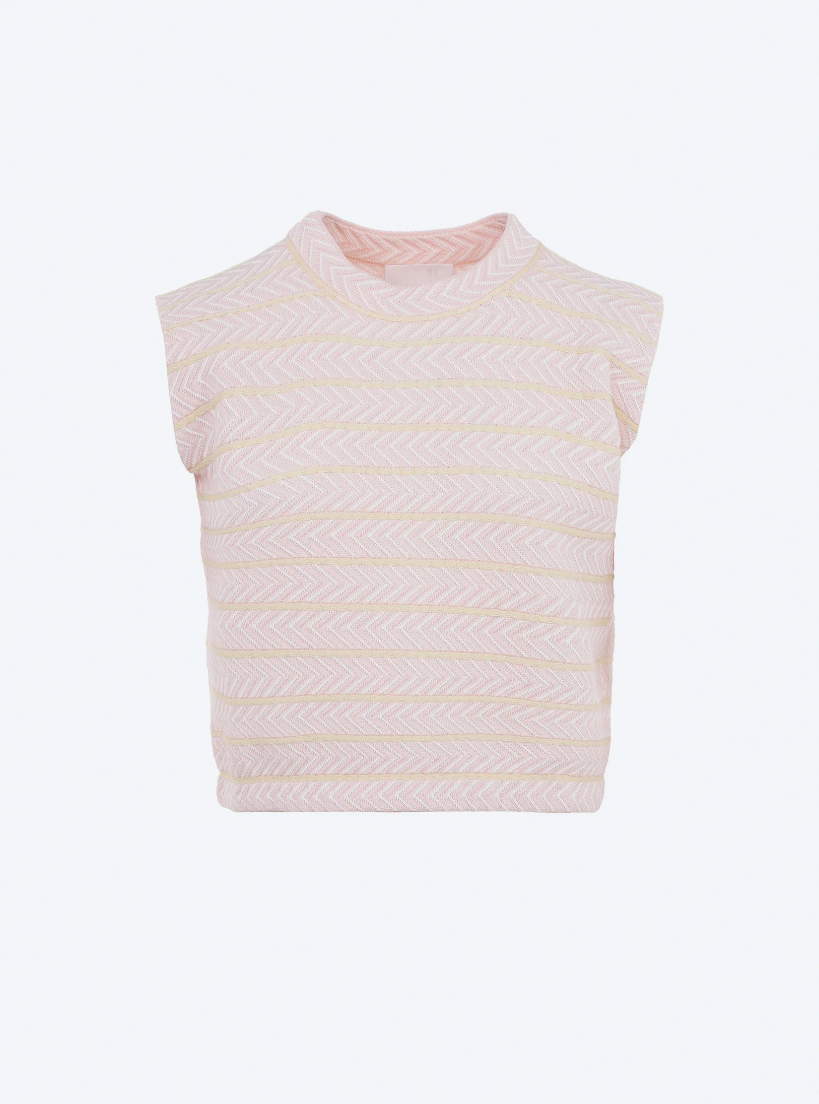 top en maille panier tressé - Image 6