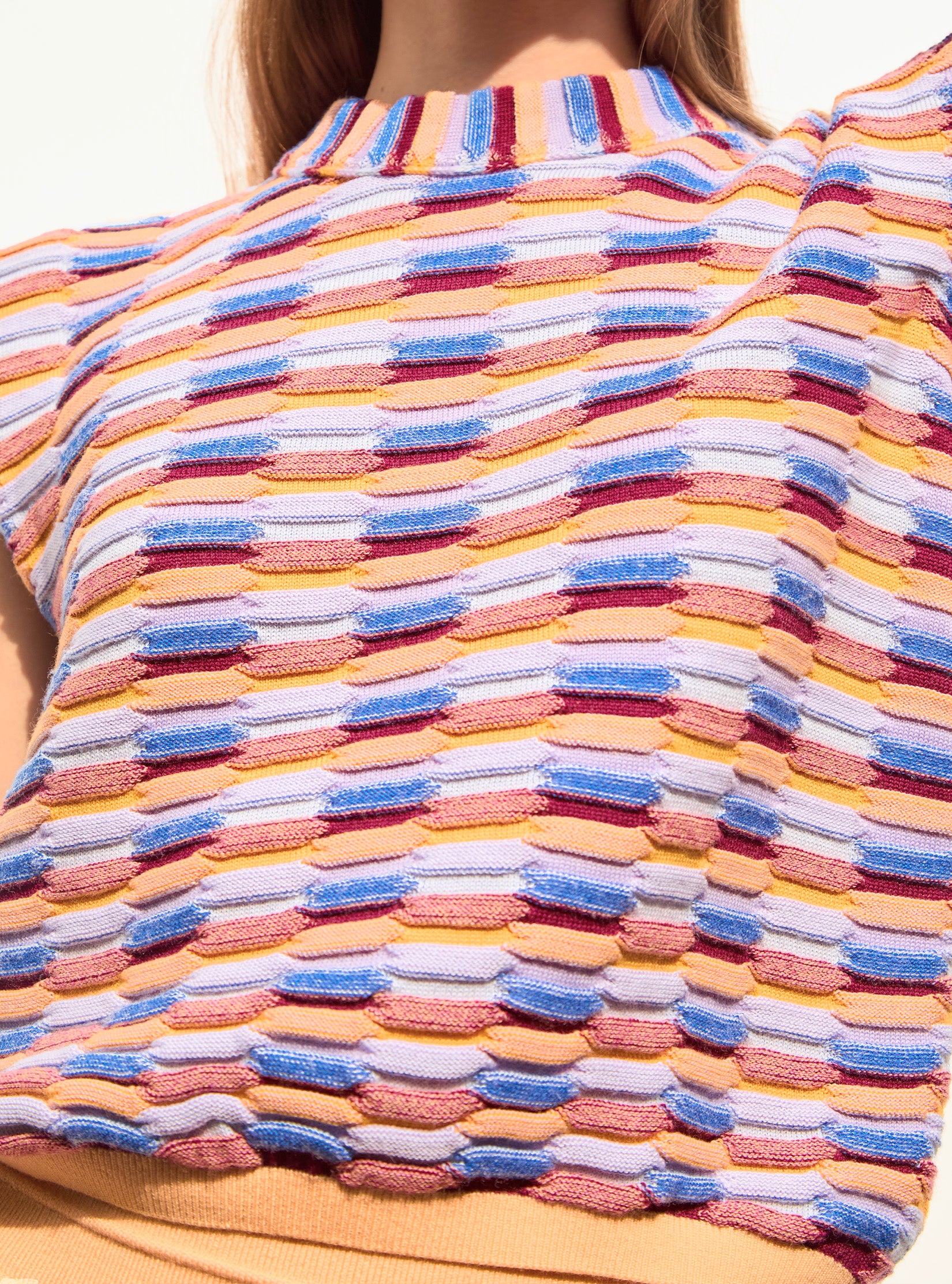 top maille zellige multicolore - Image 3