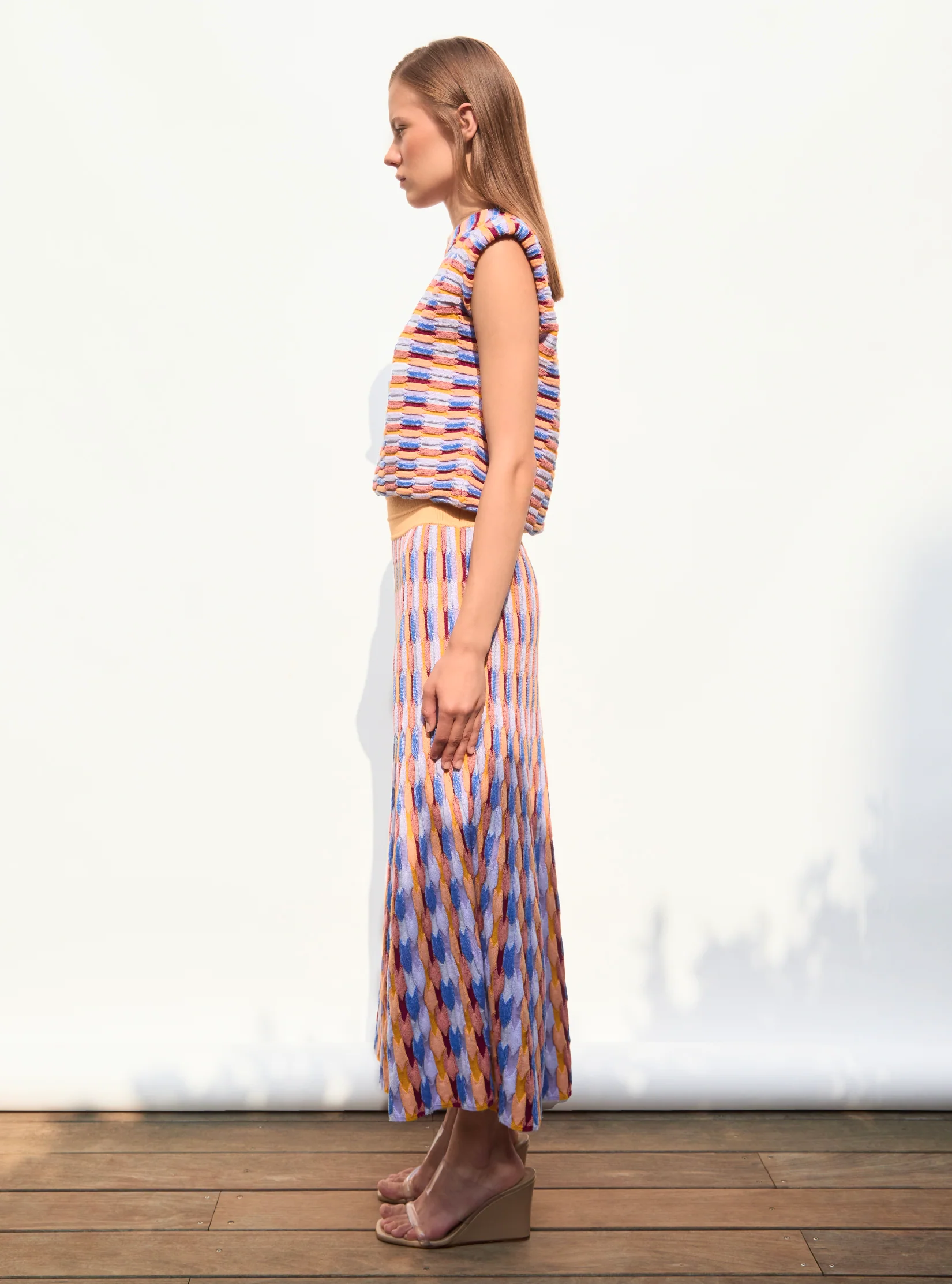 top maille zellige multicolore - Image 4