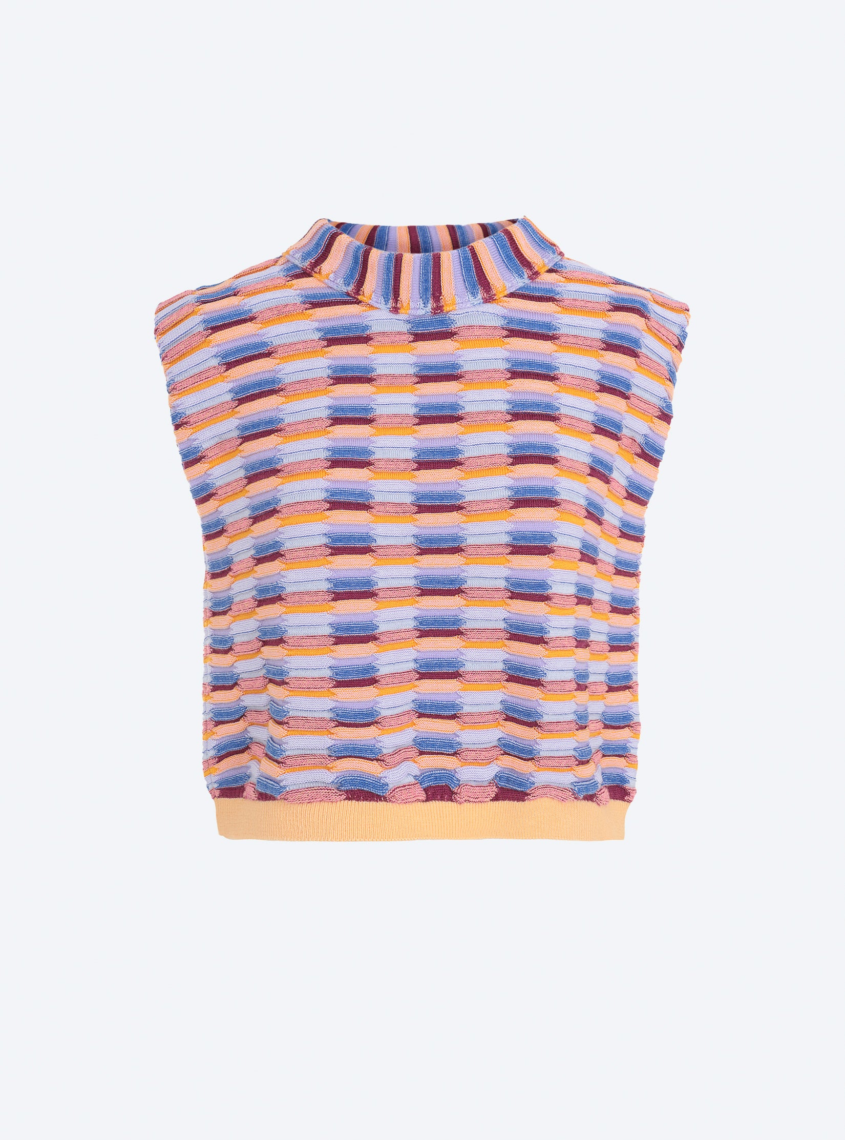 top maille zellige multicolore - Image 6