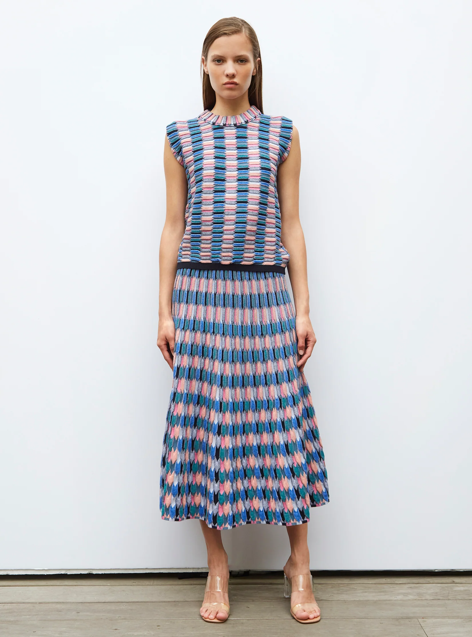 top maille zellige multicolore - Image 3