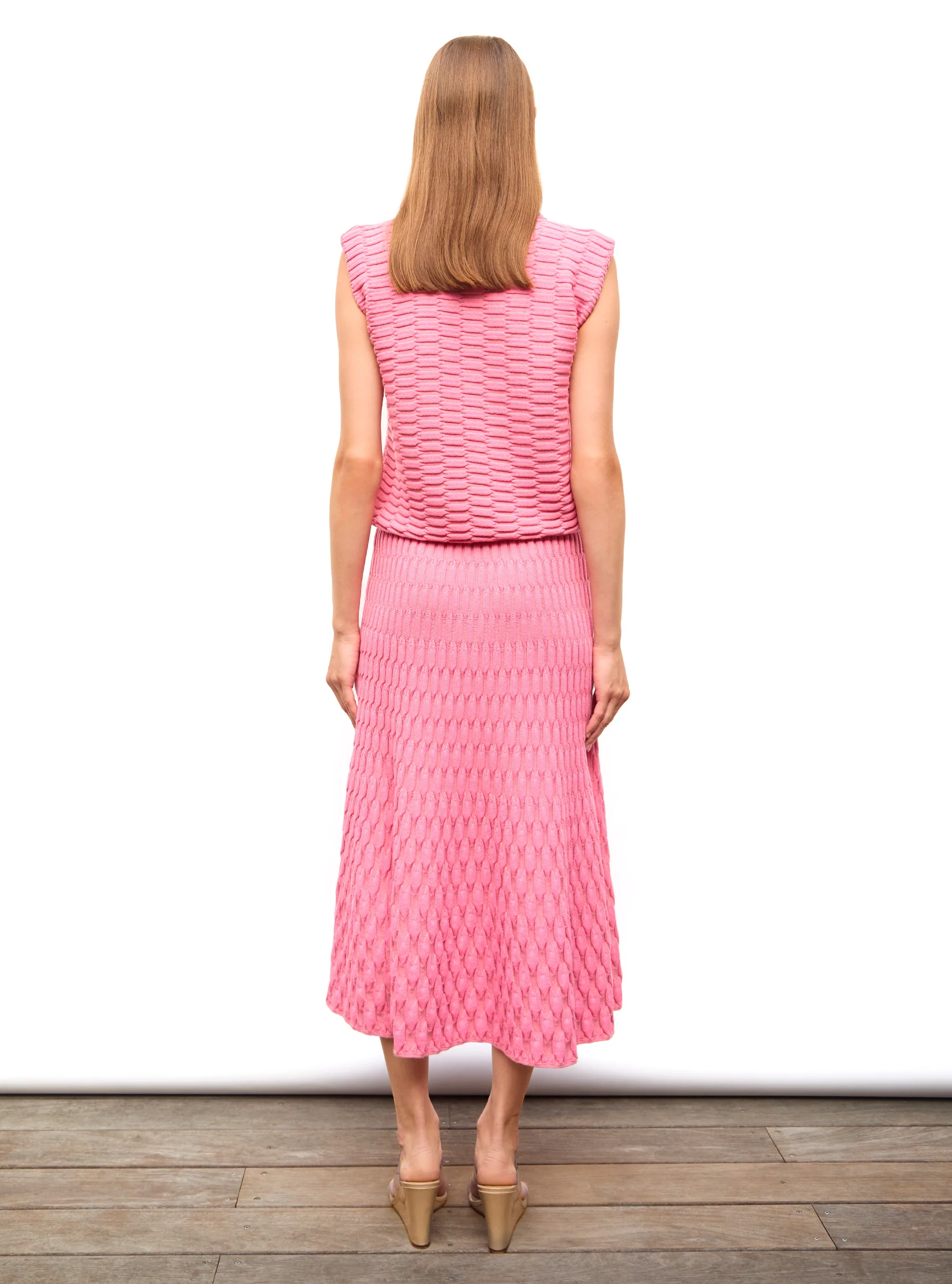 top en maille zellige uni - Image 6