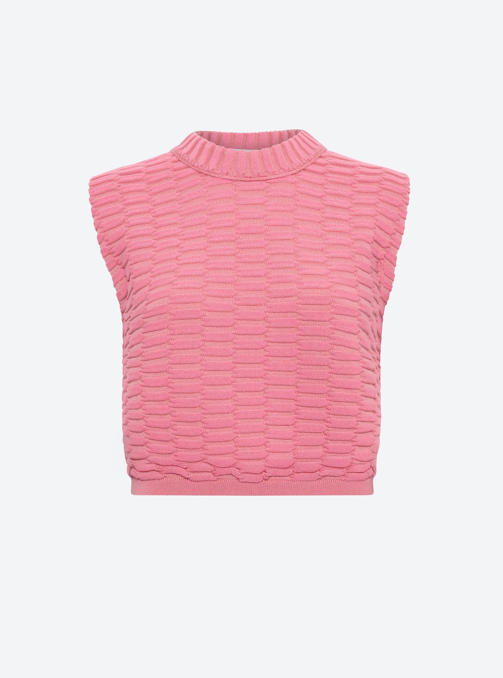 top en maille zellige uni - Image 7