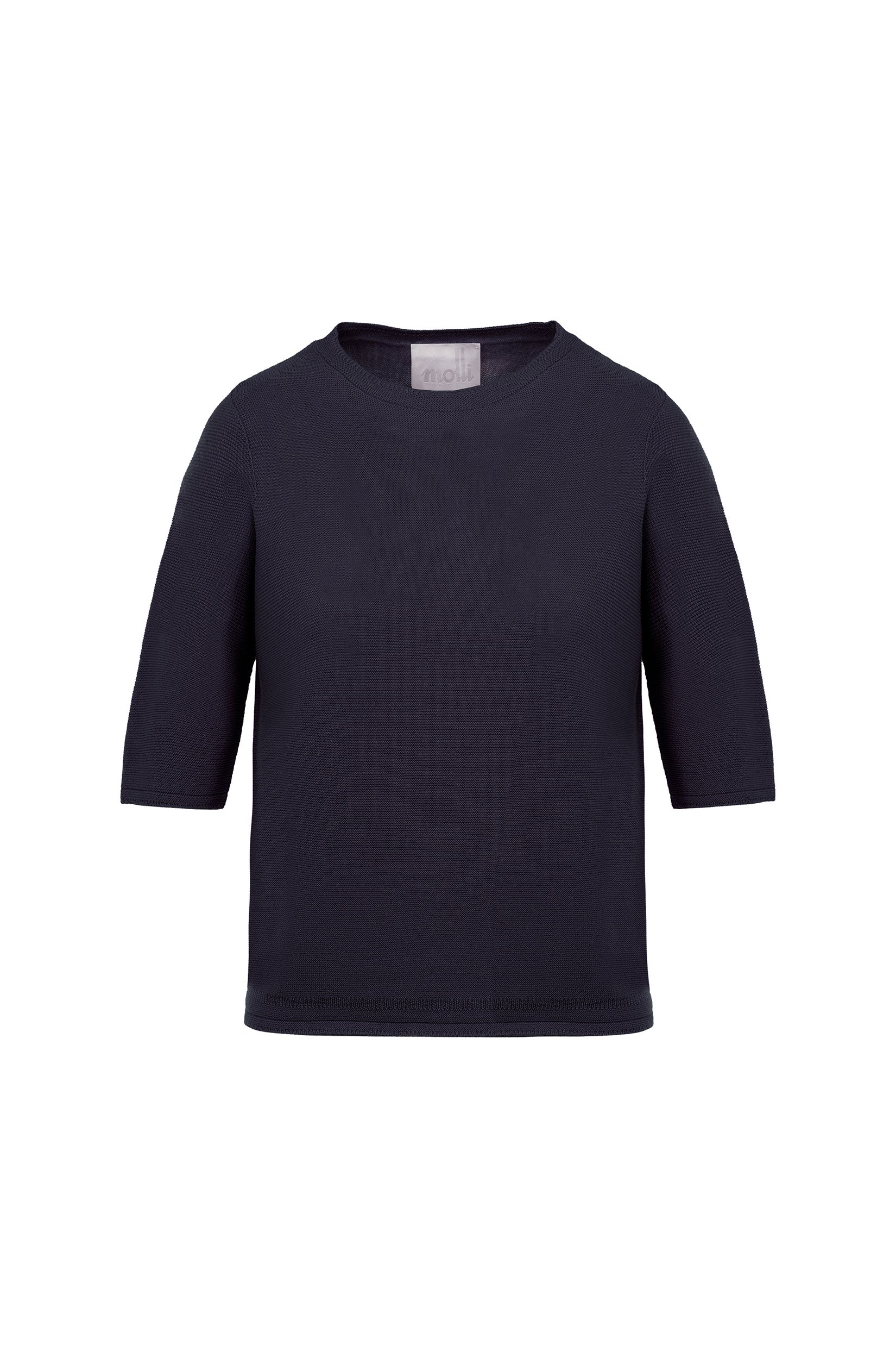 top fin maille manches coudes - Image 6