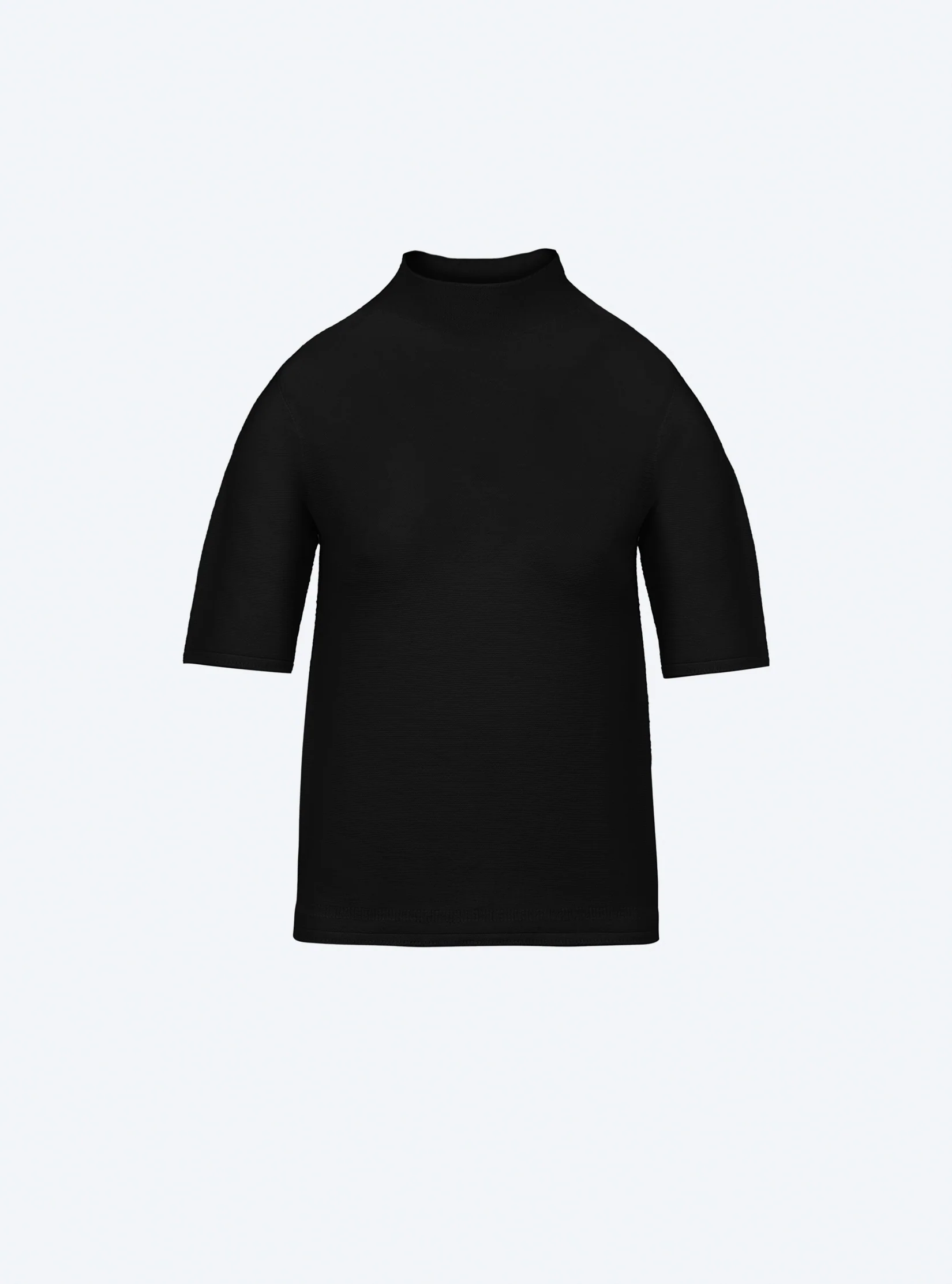 top maille col montant - Image 7