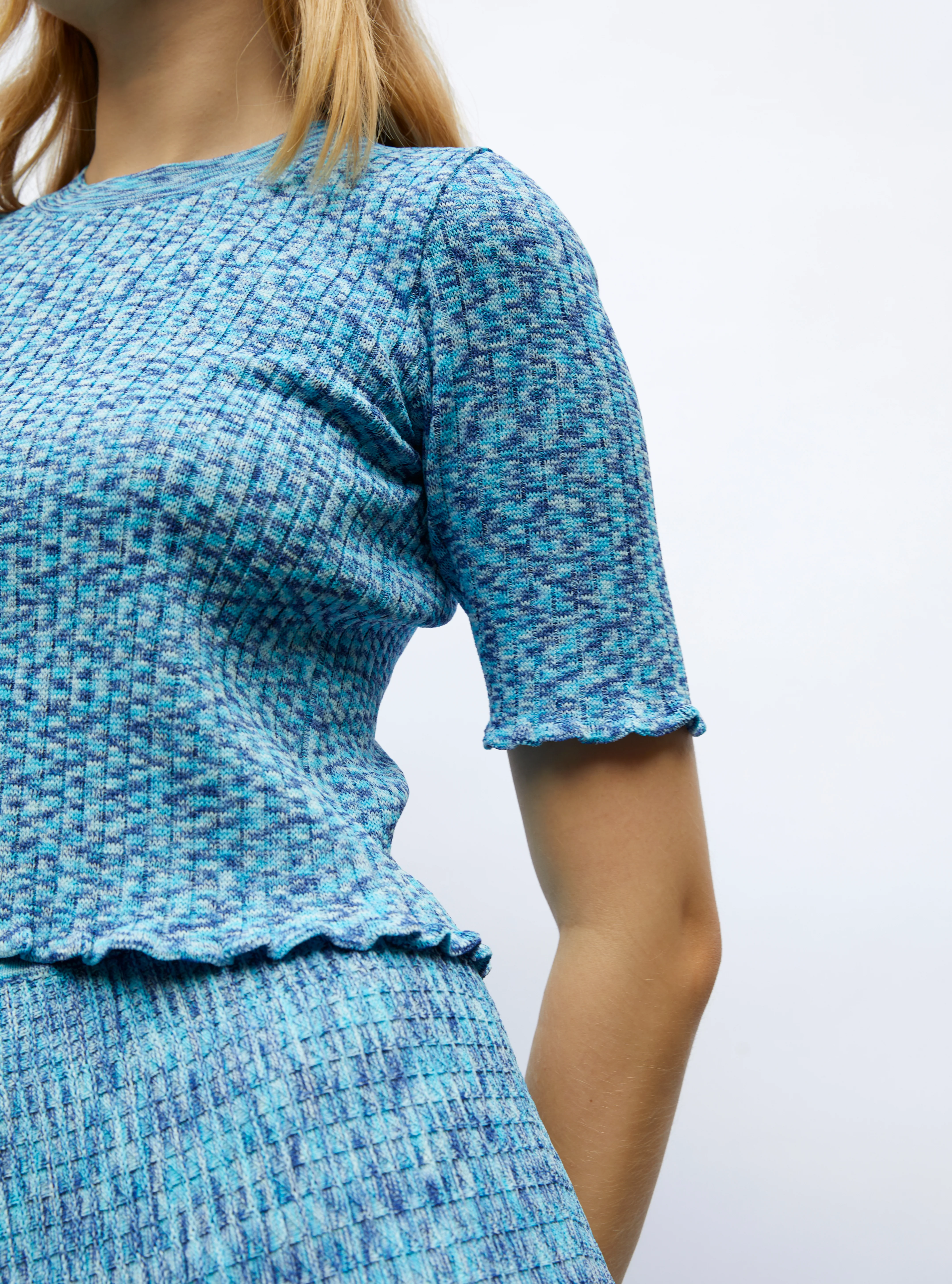 top maille côtes plates - Image 6